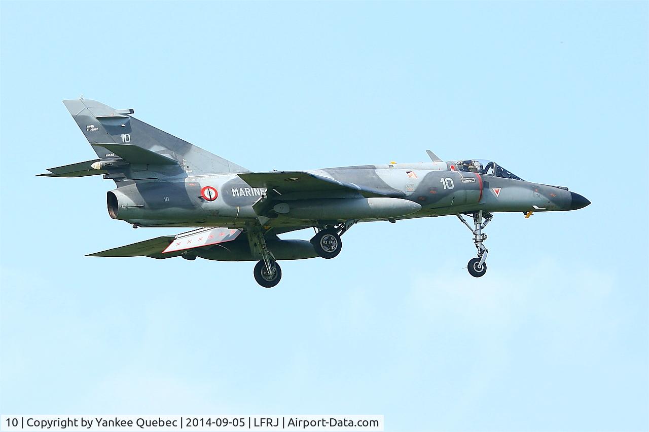 10, Dassault Super Etendard C/N 10, Dassault Super Etendard MER, Landivisiau Naval Air Base (LFRJ-LDV)