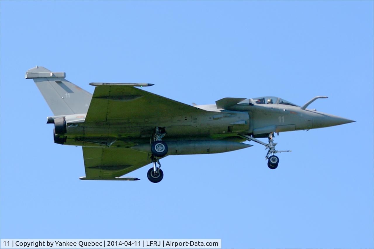11, Dassault Rafale M C/N 11, Dassault Rafale M, Landivisiau Naval Air Base (LFRJ-LDV)