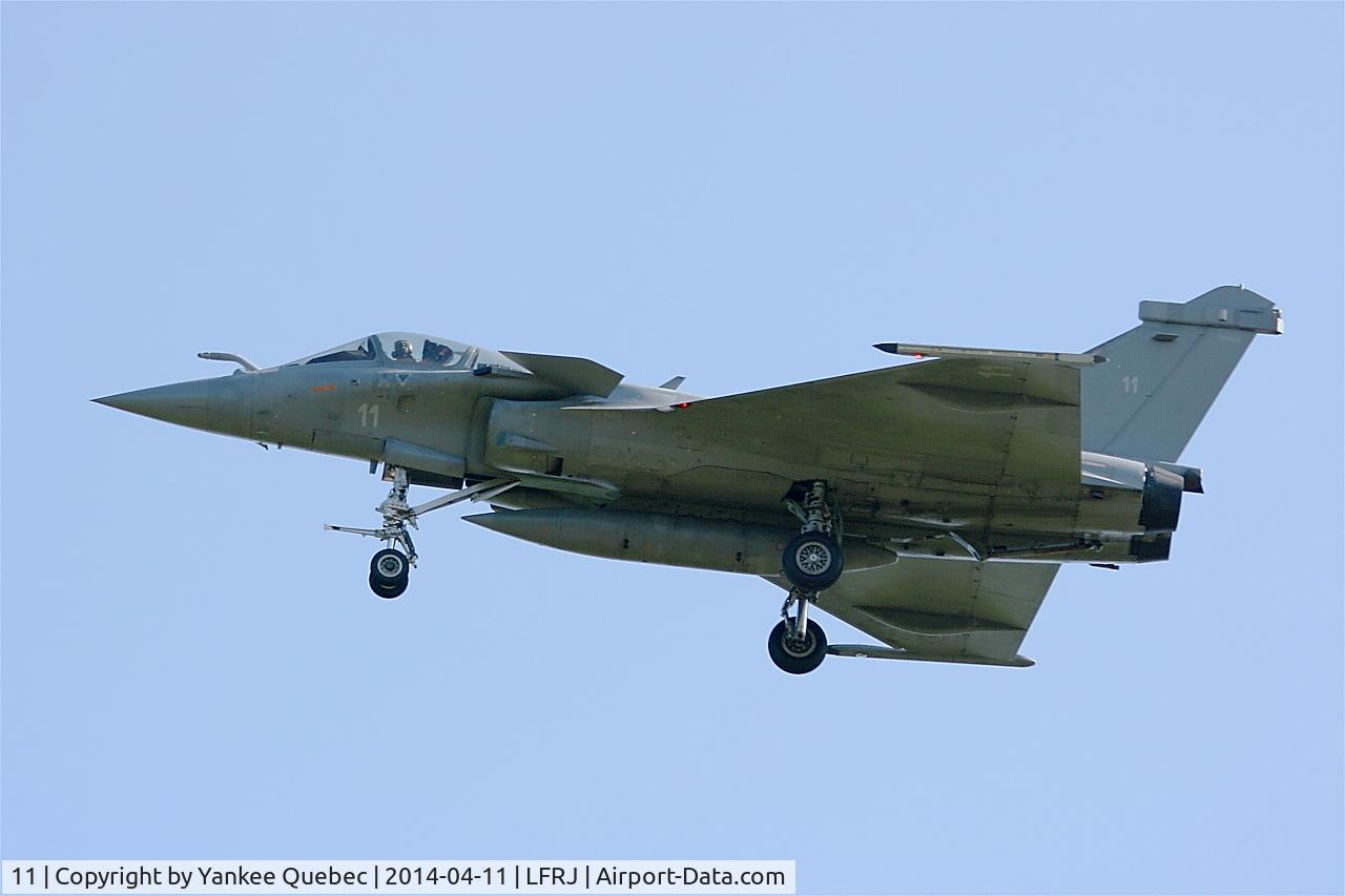 11, Dassault Rafale M C/N 11, Dassault Rafale M, Landivisiau Naval Air Base (LFRJ-LDV)