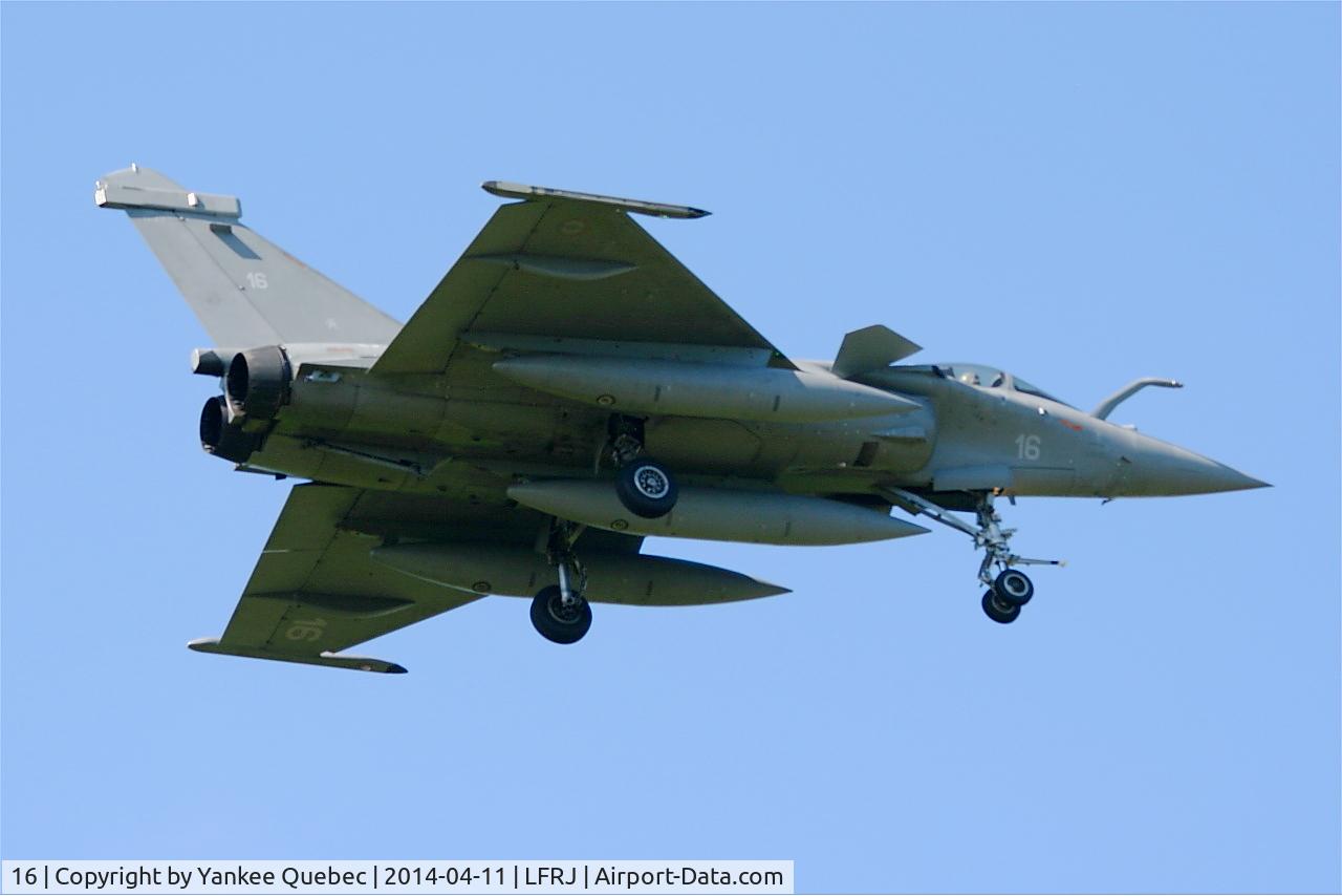16, Dassault Rafale M C/N 16, Dassault Rafale M, Landivisiau Naval Air Base (LFRJ-LDV)