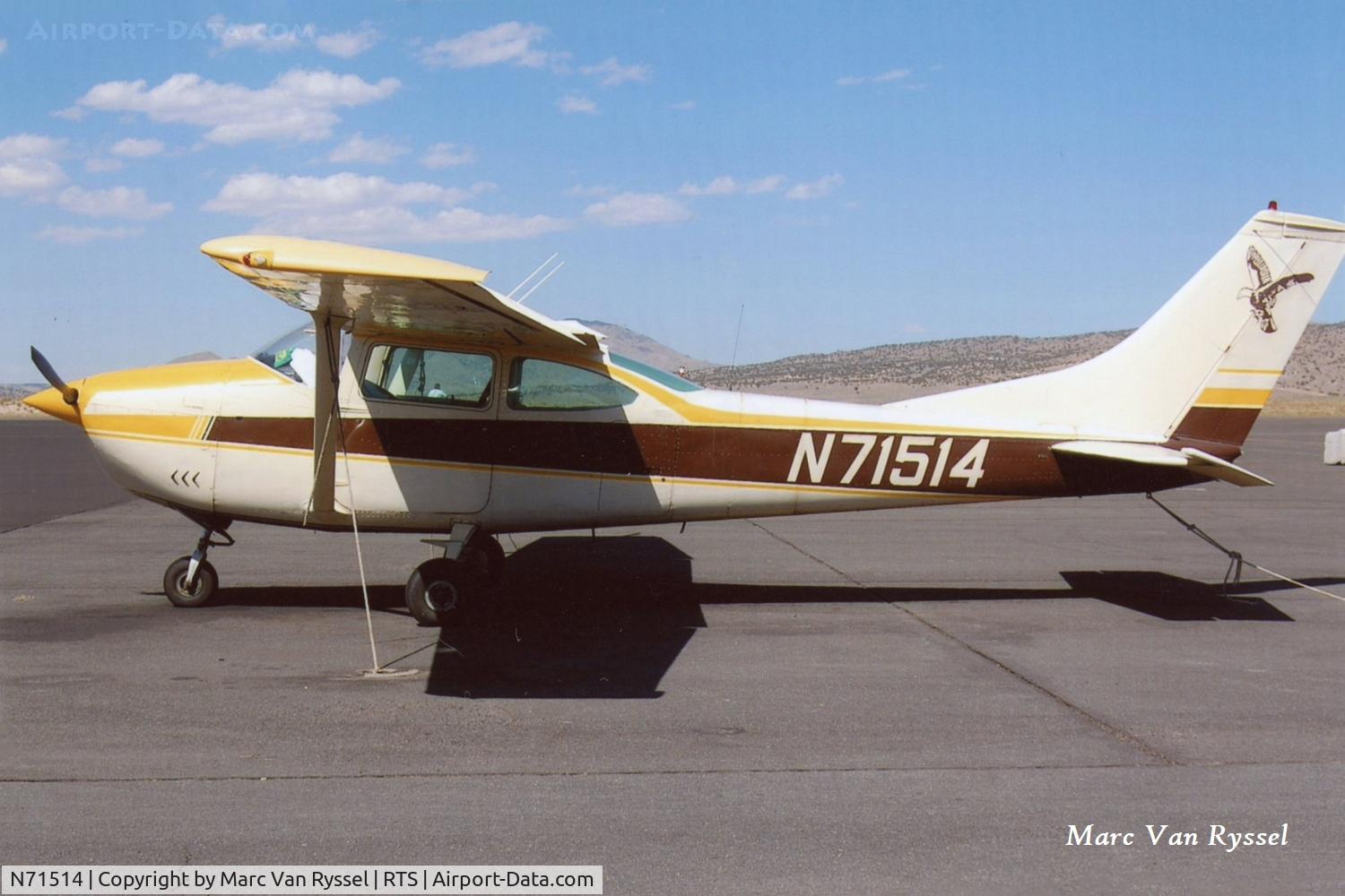N71514, 1969 Cessna 182M Skylane C/N 18259648, At the Reno Air Races in September 2008.
