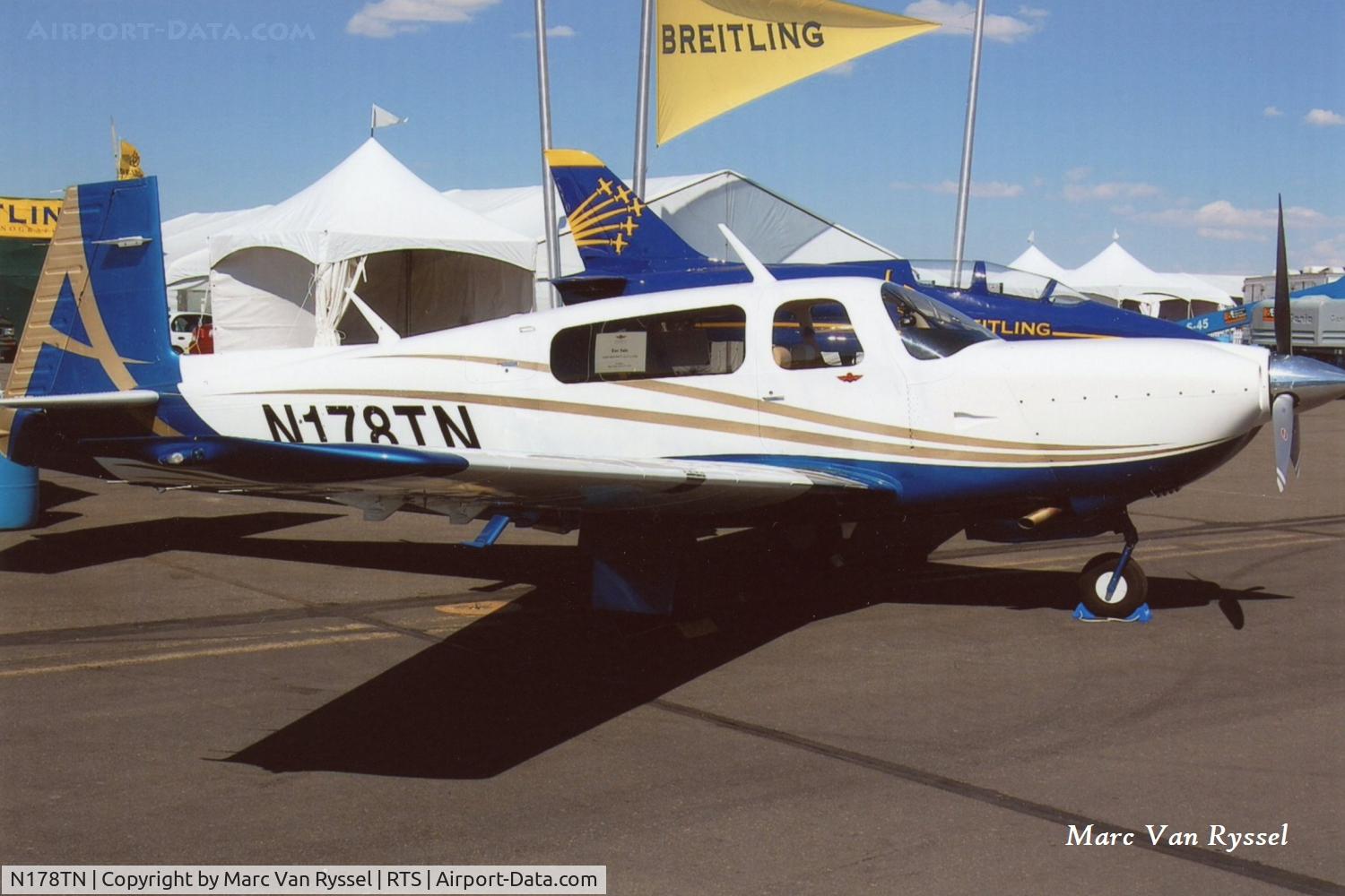 N178TN, 2008 Mooney M20TN Acclaim C/N 31-0078, At the Reno Air Races in September 2008.
