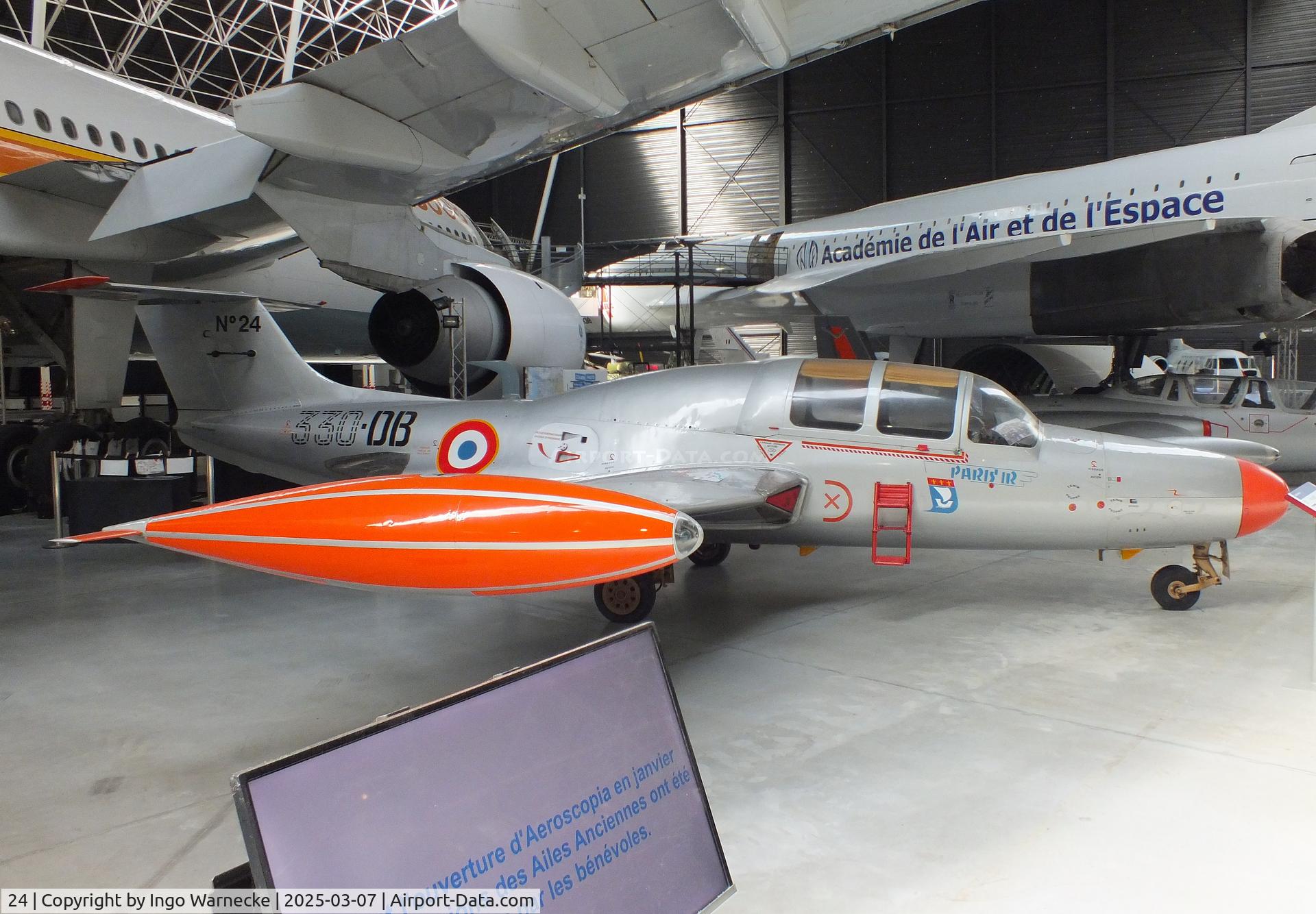 24, 1958 Morane-Saulnier MS-760 Paris IR C/N 24, Morane-Saulnier MS.760 Paris IR at the Aeroscopia, Blagnac (Toulouse)