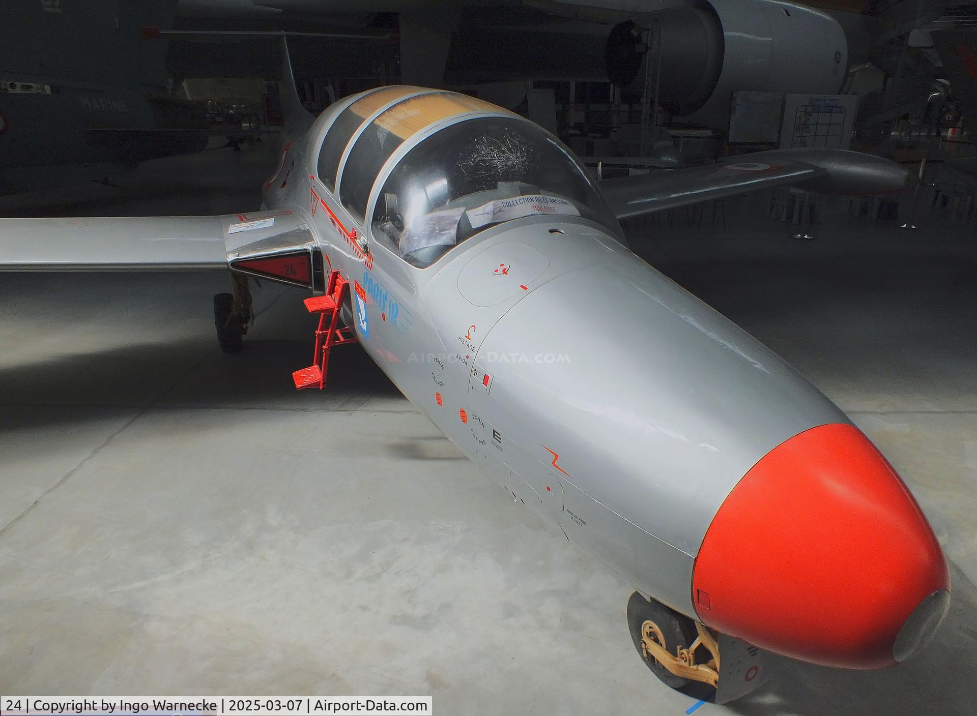 24, 1958 Morane-Saulnier MS-760 Paris IR C/N 24, Morane-Saulnier MS.760 Paris IR at the Aeroscopia, Blagnac (Toulouse)