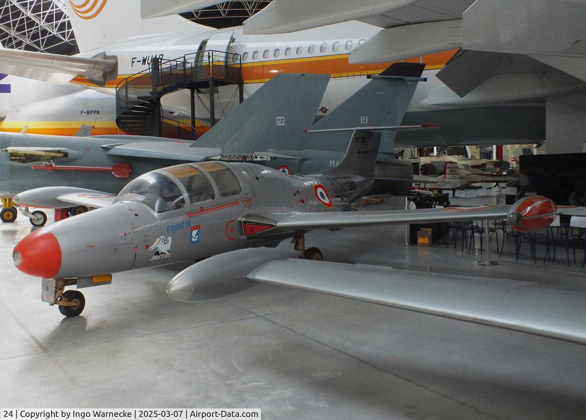 24, 1958 Morane-Saulnier MS-760 Paris IR C/N 24, Morane-Saulnier MS.760 Paris IR at the Aeroscopia, Blagnac (Toulouse)