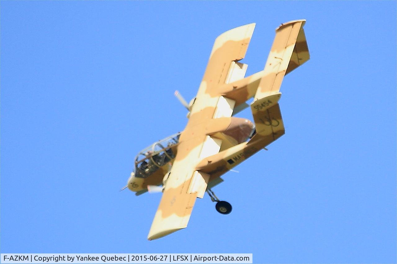 F-AZKM, 1971 North American OV-10B Bronco C/N 338-9 (305-65), North American OV-10B Bronco, On display, Luxeuil-St Sauveur Air Base 116 (LFSX)
