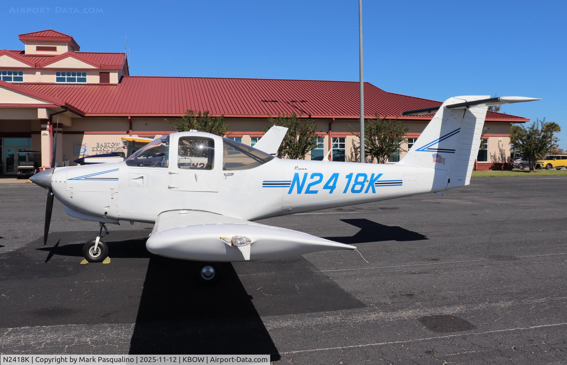 N2418K, 1979 Piper PA-38-112 Tomahawk C/N 38-79A0622, Piper PA-38-112