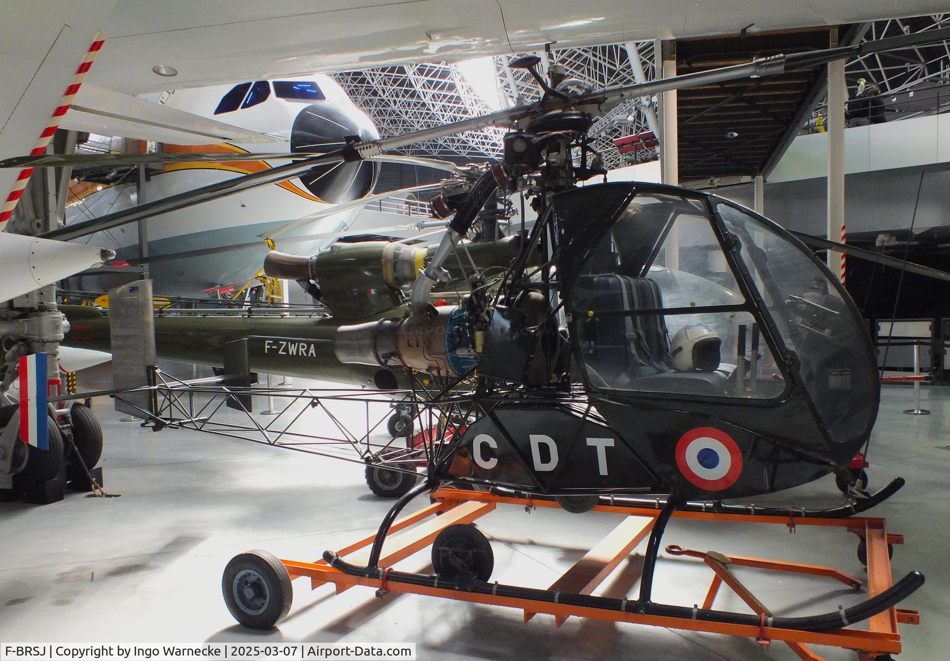 F-BRSJ, Sud Aviation SO-1221S Djinn C/N 81FR131, Sud Aviation SO.1221S Djinn at the Aeroscopia, Blagnac (Toulouse)