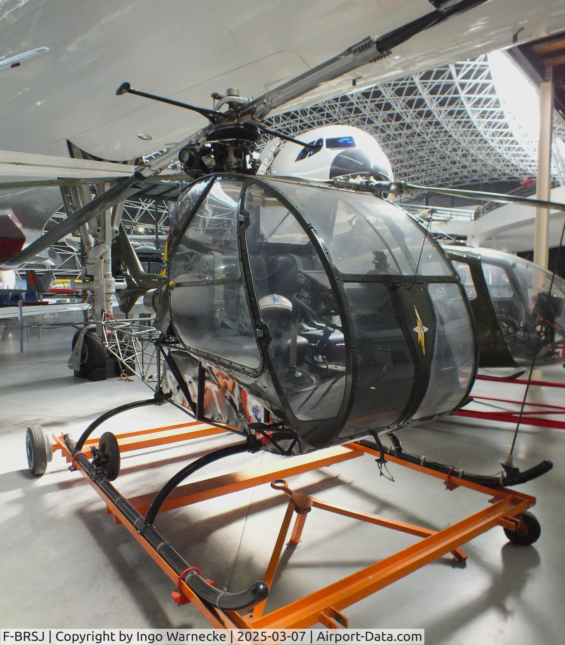 F-BRSJ, Sud Aviation SO-1221S Djinn C/N 81FR131, Sud Aviation SO.1221S Djinn at the Aeroscopia, Blagnac (Toulouse)