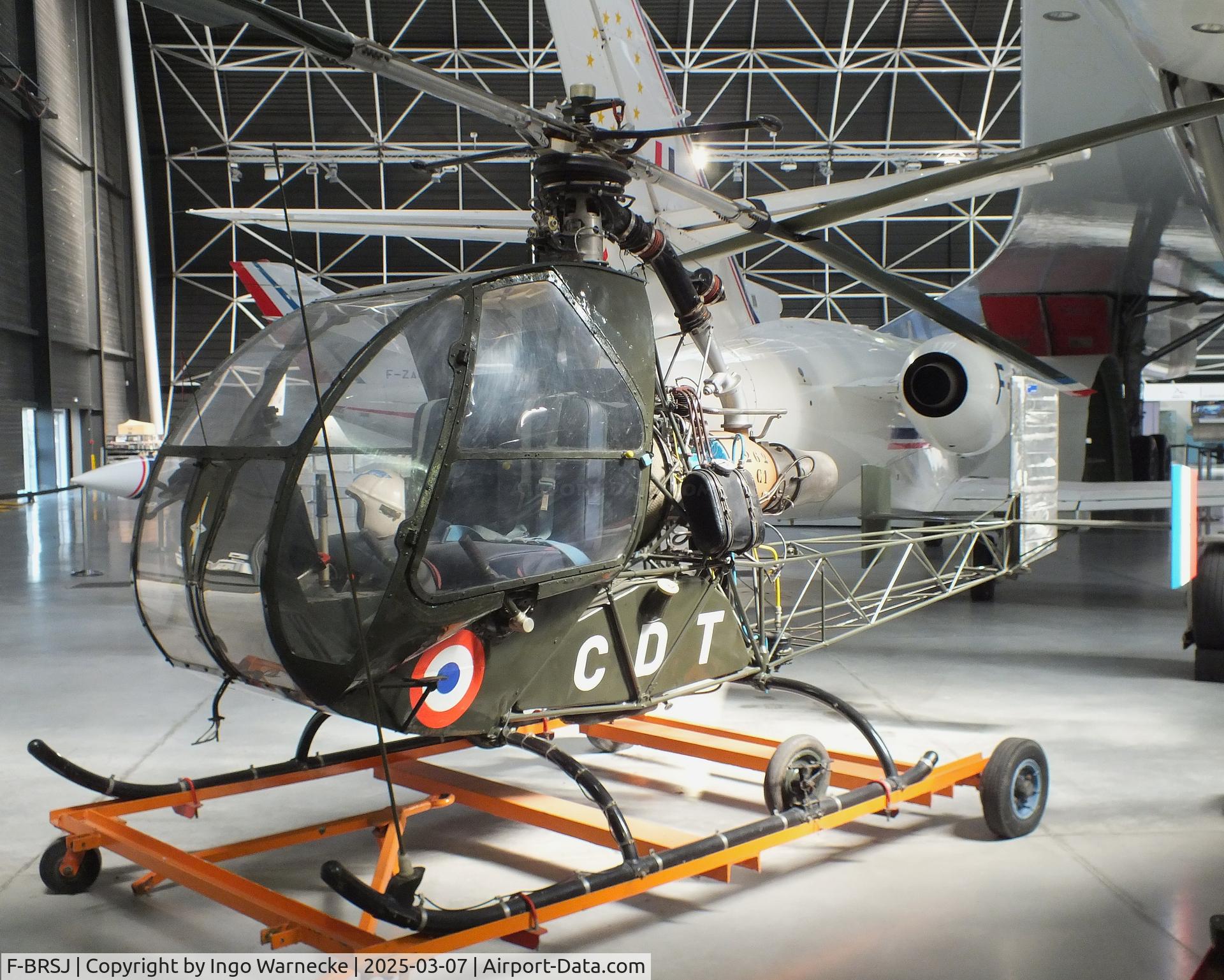 F-BRSJ, Sud Aviation SO-1221S Djinn C/N 81FR131, Sud Aviation SO.1221S Djinn at the Aeroscopia, Blagnac (Toulouse)