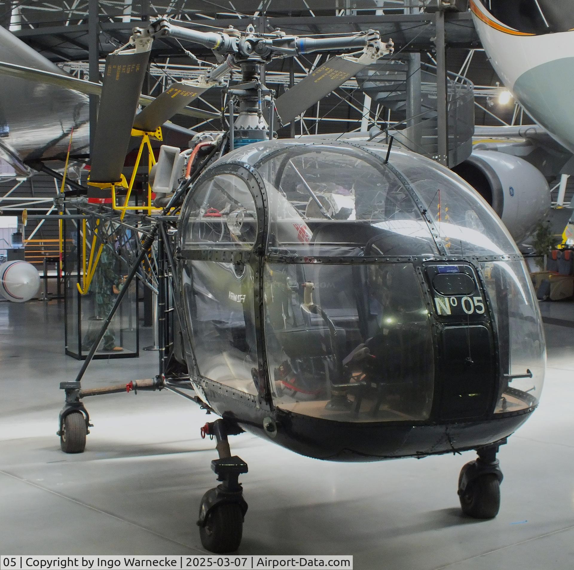05, 1955 SNCASE SE-3130 Alouette II Marine C/N 05, SNCASE SE.3130 Alouette II Marine at the Aeroscopia, Blagnac (Toulouse)