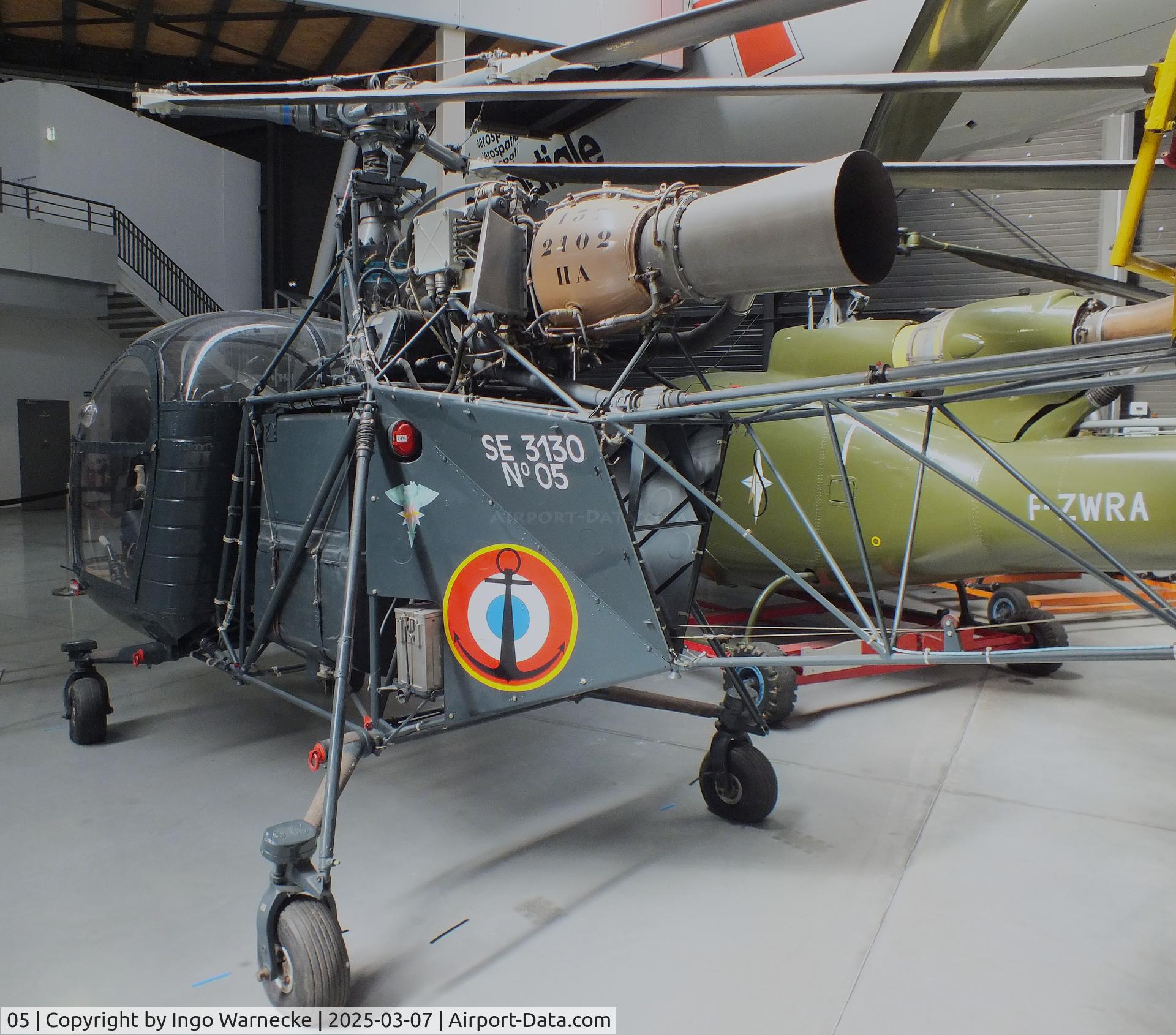 05, 1955 SNCASE SE-3130 Alouette II Marine C/N 05, SNCASE SE.3130 Alouette II Marine at the Aeroscopia, Blagnac (Toulouse)