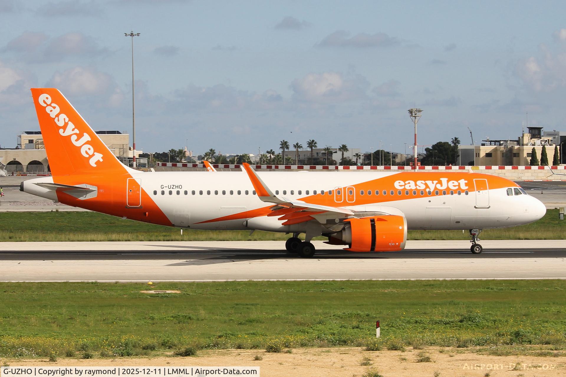 G-UZHO, 2018 Airbus A320-251N C/N 8411, Airbus A320-251N reg G-UZHO of Easyjet on the runway after landing on RW13 in Malta.