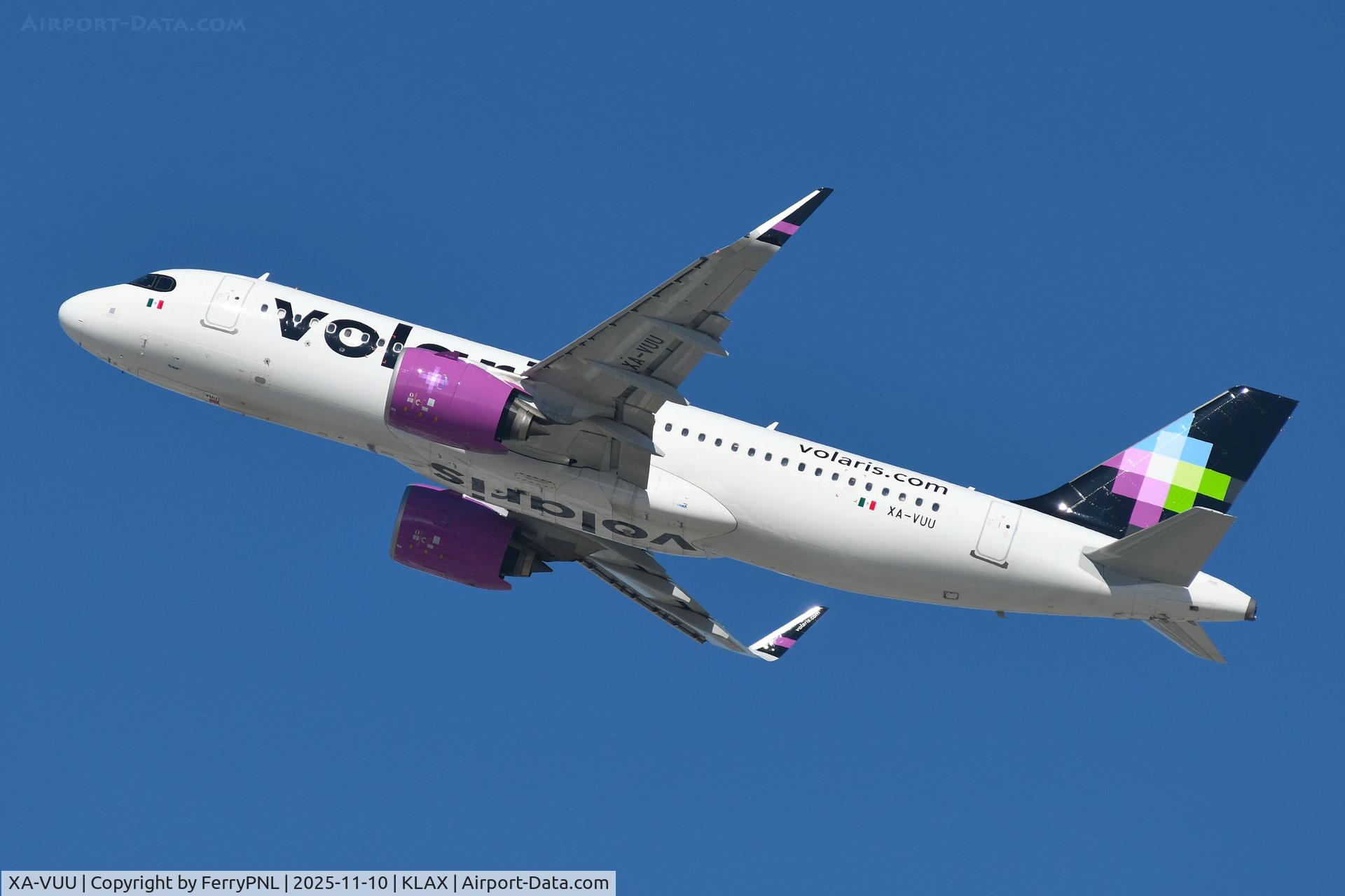 XA-VUU, 2025 Airbus A320-271N C/N 12628, Departure of Volaris A320Neo