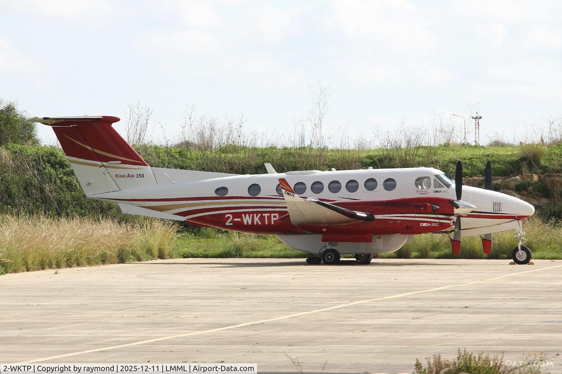 2-WKTP, 1998 Raytheon Aircraft Company B300 C/N FL-203, DEA Aviation Raytheon B300 reg 2-WKTP at Safi Aviation Park, Malta.
