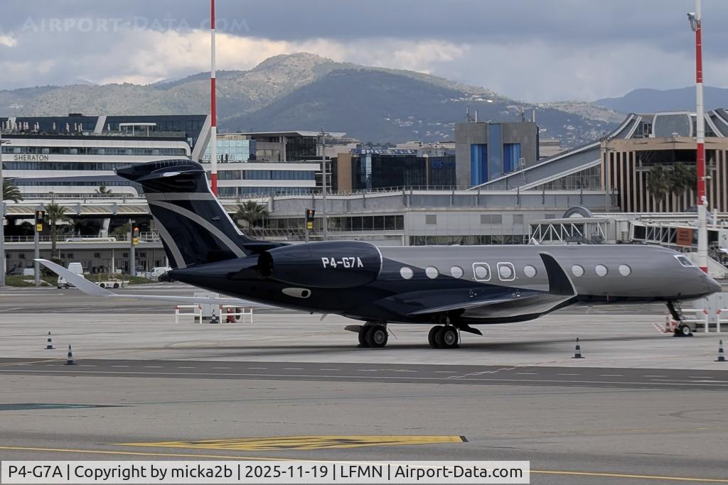 P4-G7A, 2025 Gulfstream G700 C/N 87072, Parked