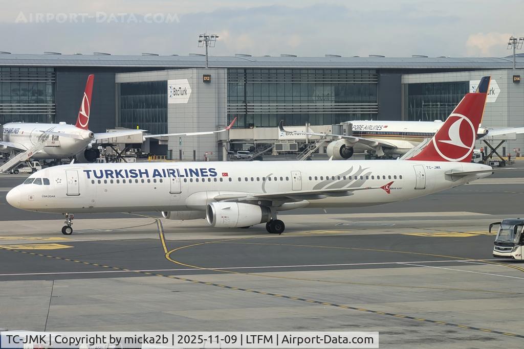TC-JMK, 2008 Airbus A321-232 C/N 3738, Taxiing