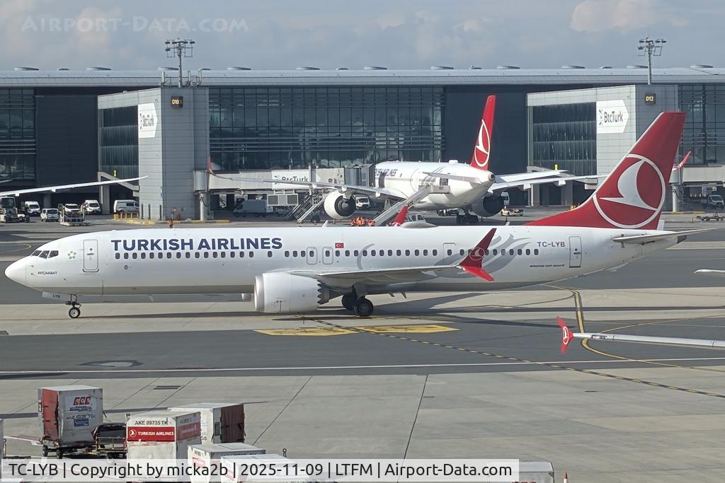TC-LYB, 2019 Boeing 737-9 MAX C/N 60063, Taxiing
