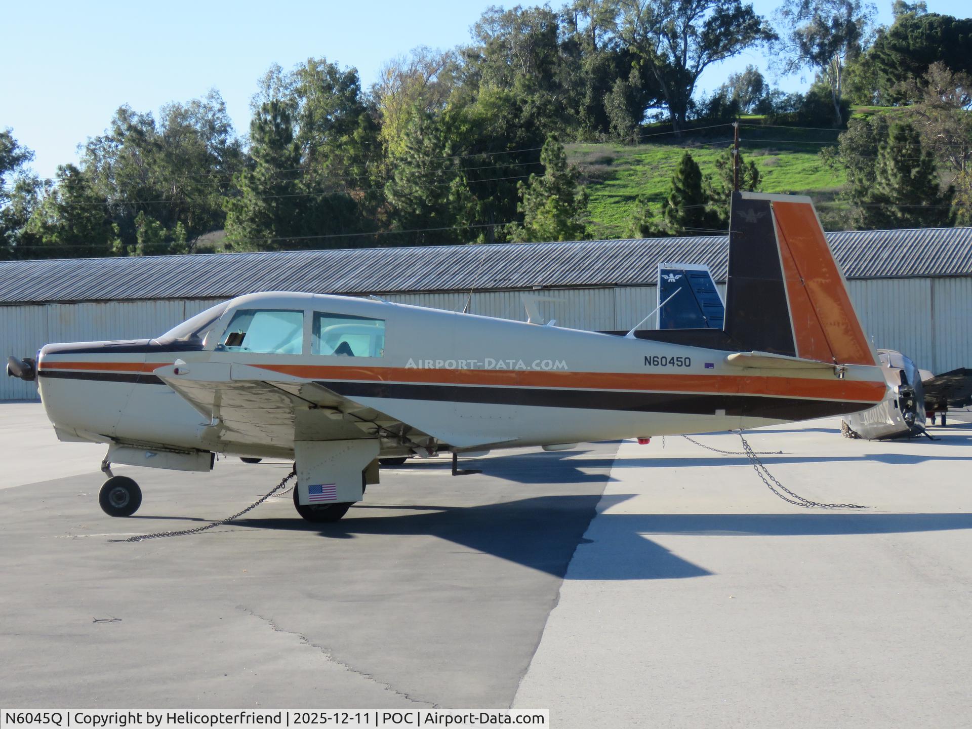 N6045Q, 1965 Mooney M20C Ranger C/N 3242, Parked west of Ranger Row