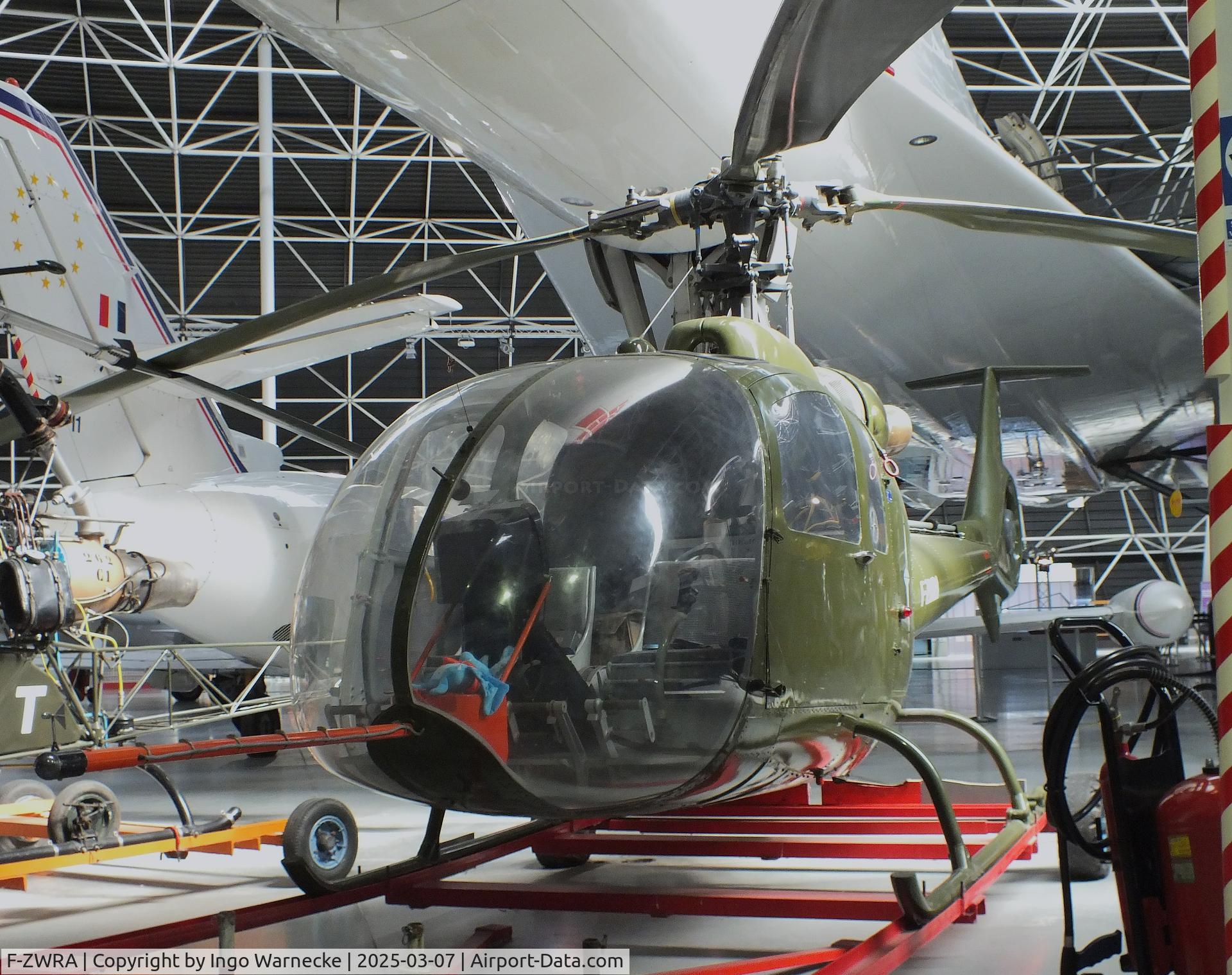 F-ZWRA, Sud Aviation SA-340 Gazelle C/N 002, Sud Aviation SA.340 Gazelle at the Aeroscopia, Blagnac (Toulouse)