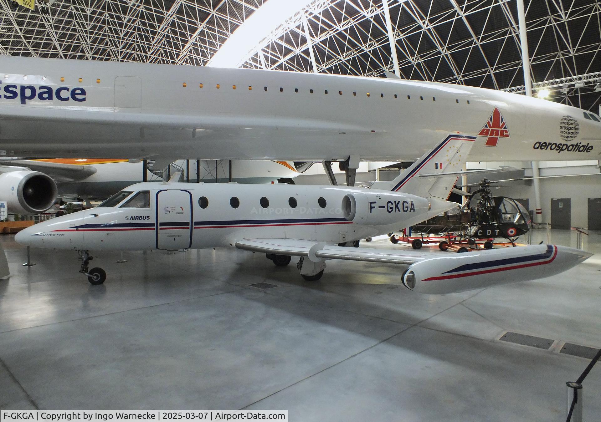 F-GKGA, Aerospatiale SN-601 Corvette C/N 11, Aerospatiale SN.601 Corvette at the Aeroscopia, Blagnac (Toulouse)