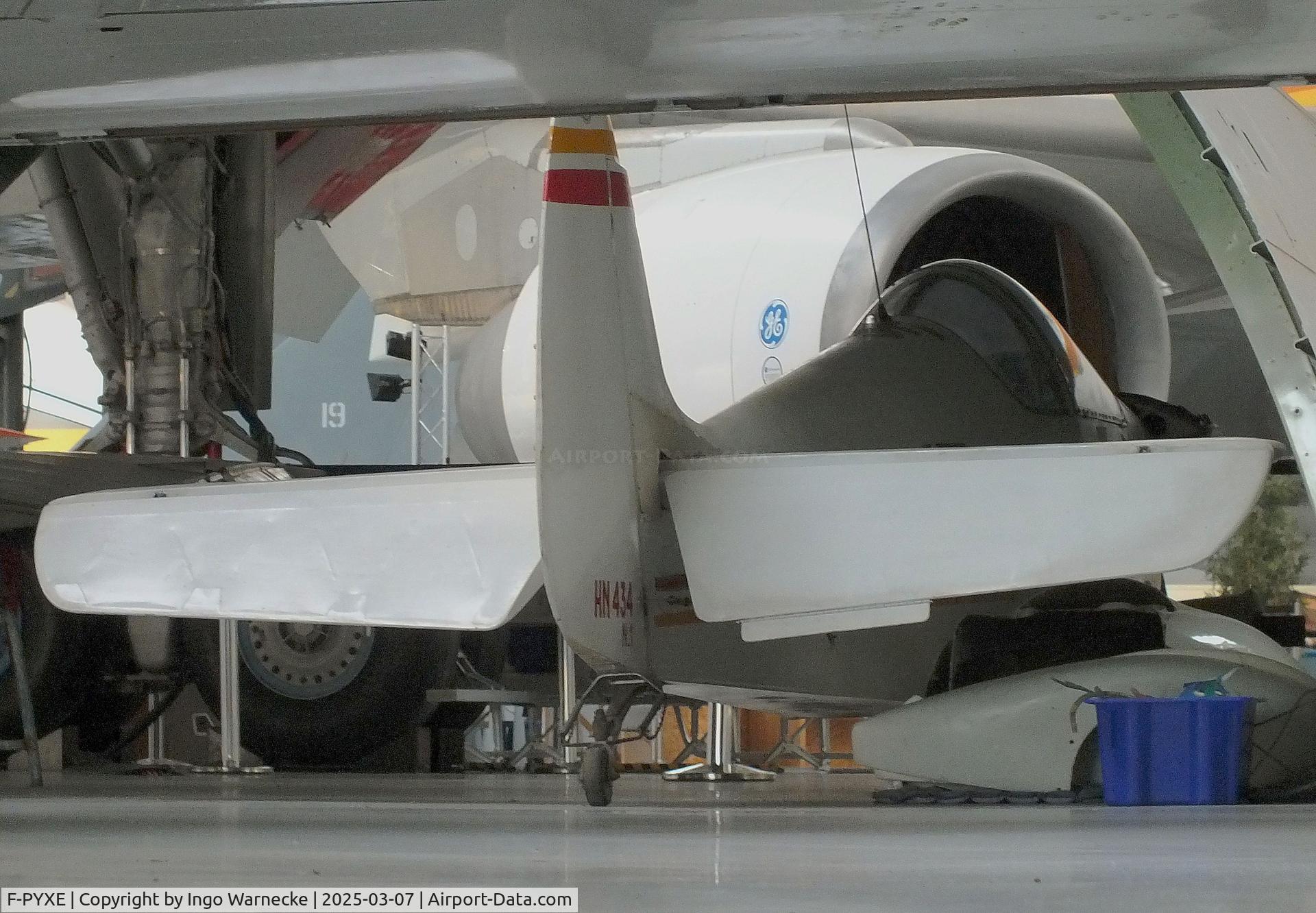 F-PYXE, Nicollier HN-434 Super Menestrel C/N 01, Nicollier HN.434 Super Menestrel (wings dismounted) at the Aeroscopia, Blagnac (Toulouse)