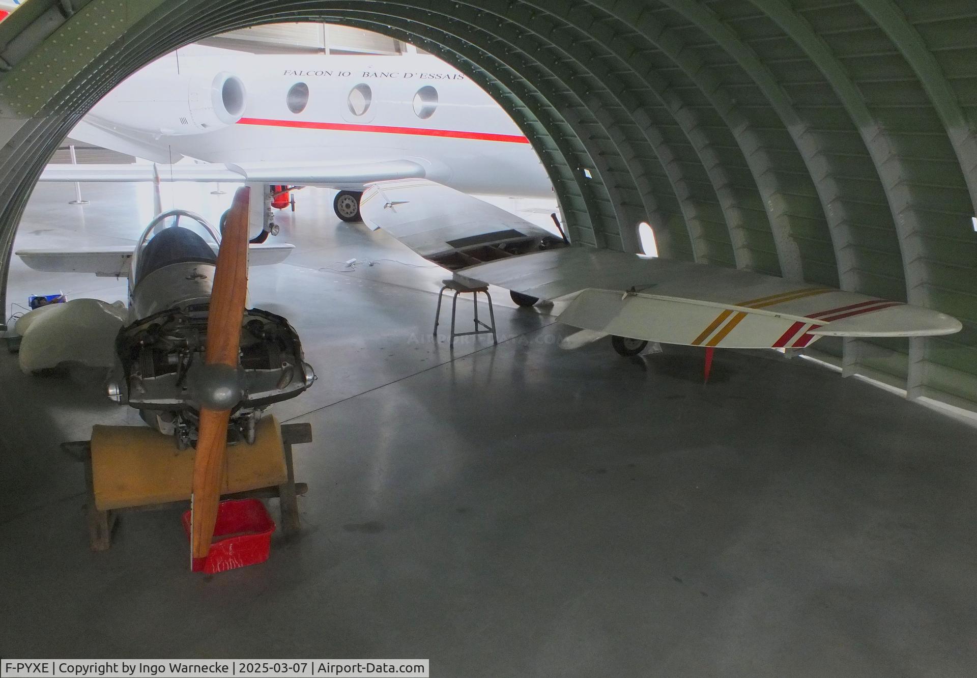 F-PYXE, Nicollier HN-434 Super Menestrel C/N 01, Nicollier HN.434 Super Menestrel (wings dismounted) at the Aeroscopia, Blagnac (Toulouse)