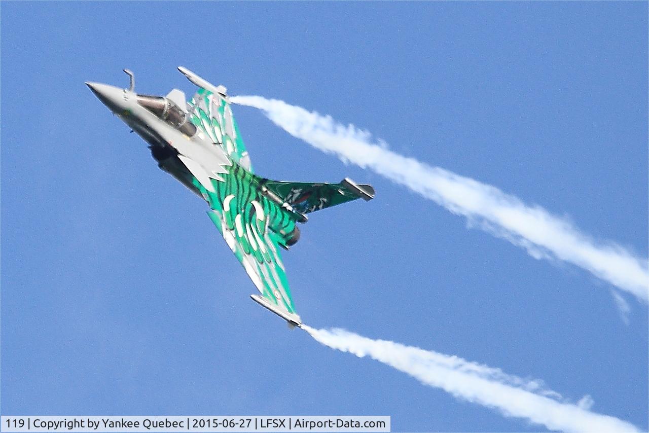 119, 2010 Dassault Rafale C C/N 119, Dassault Rafale C (113-IX), On display, Luxeuil-St Sauveur Air Base 116 (LFSX)