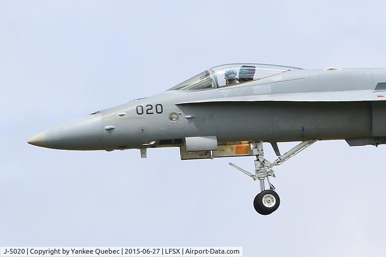 J-5020, McDonnell Douglas F/A-18C Hornet C/N 1369/SFC020, McDonnell Douglas FA-18C Hornet, Luxeuil-Saint Sauveur Air Base 116 (LFSX)