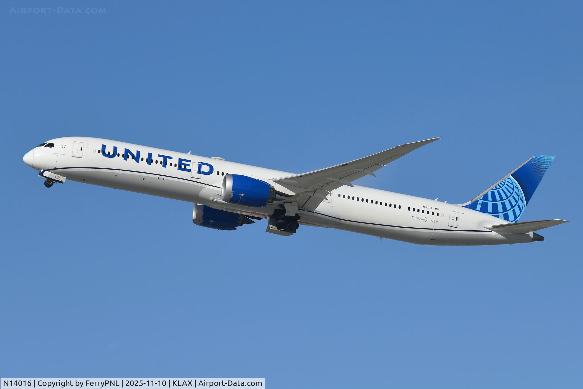 N14016, 2022 Boeing 787-10 Dreamliner Dreamliner C/N 66985, Departure of United B781