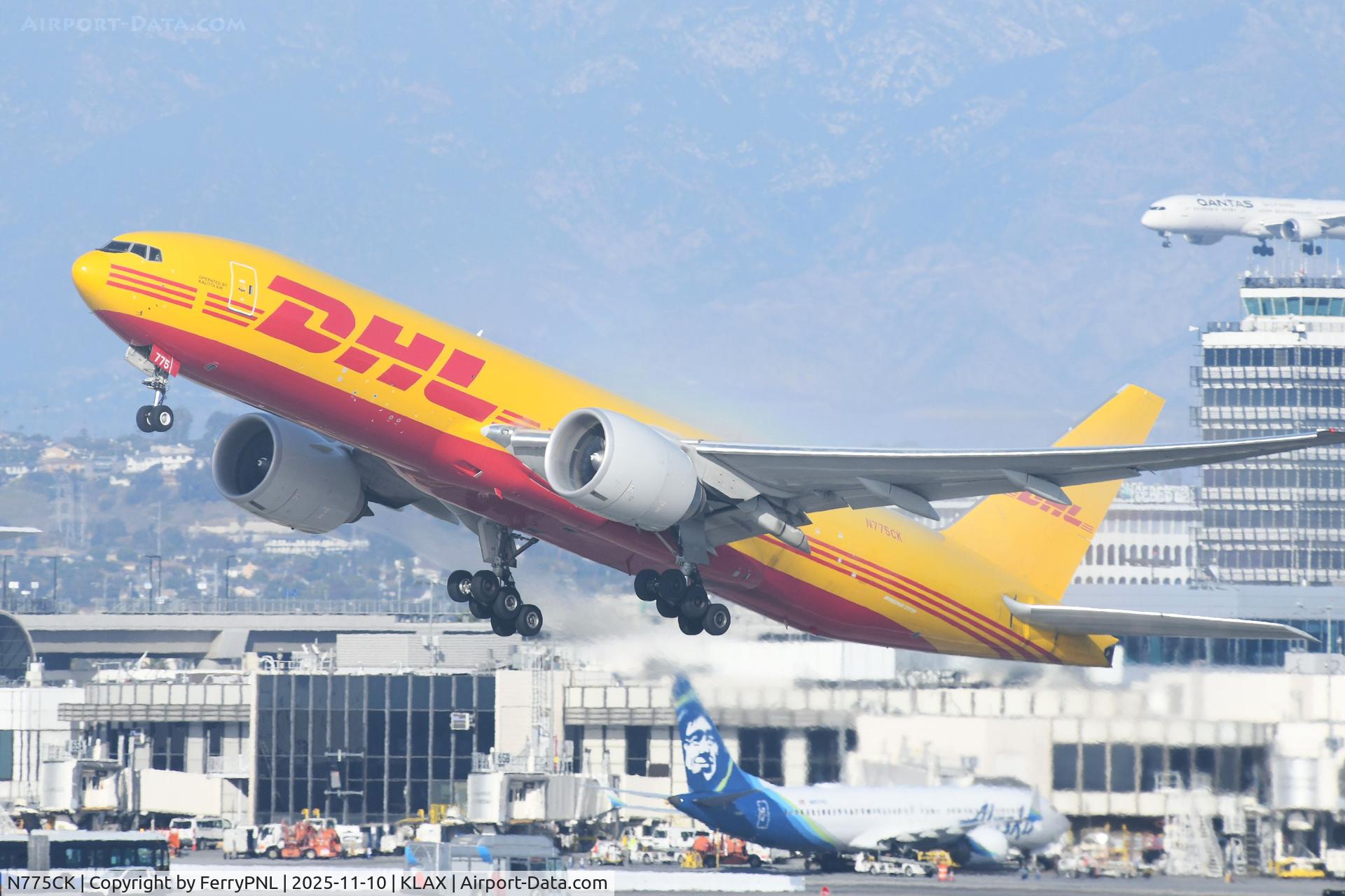 N775CK, 2020 Boeing 777-F C/N 66087, Kalitta Air B772F operating on behalf of DHL