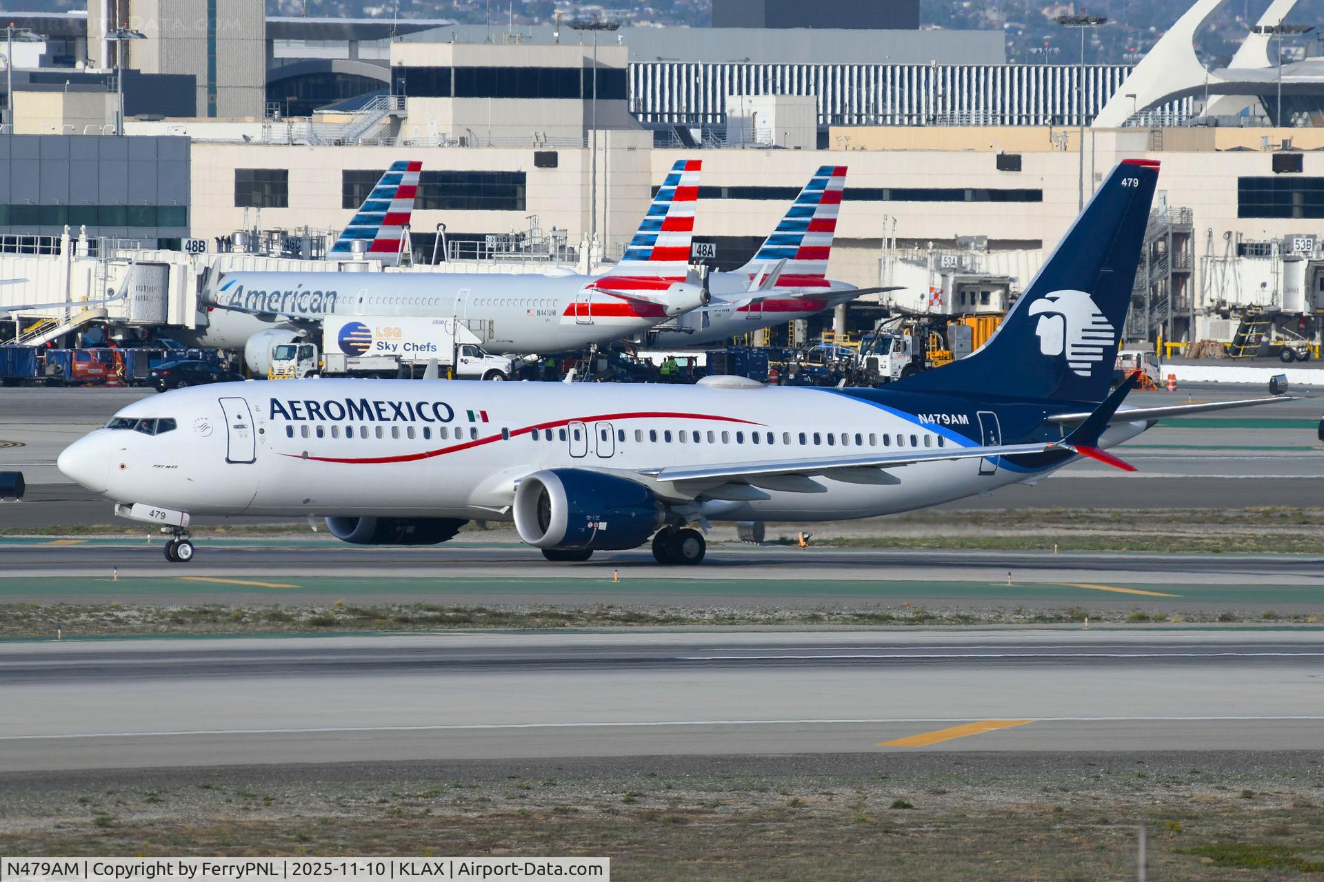 N479AM, 2025 Boeing 737-8 MAX C/N 68121, Arrival of Aeroméxico  B738MAX