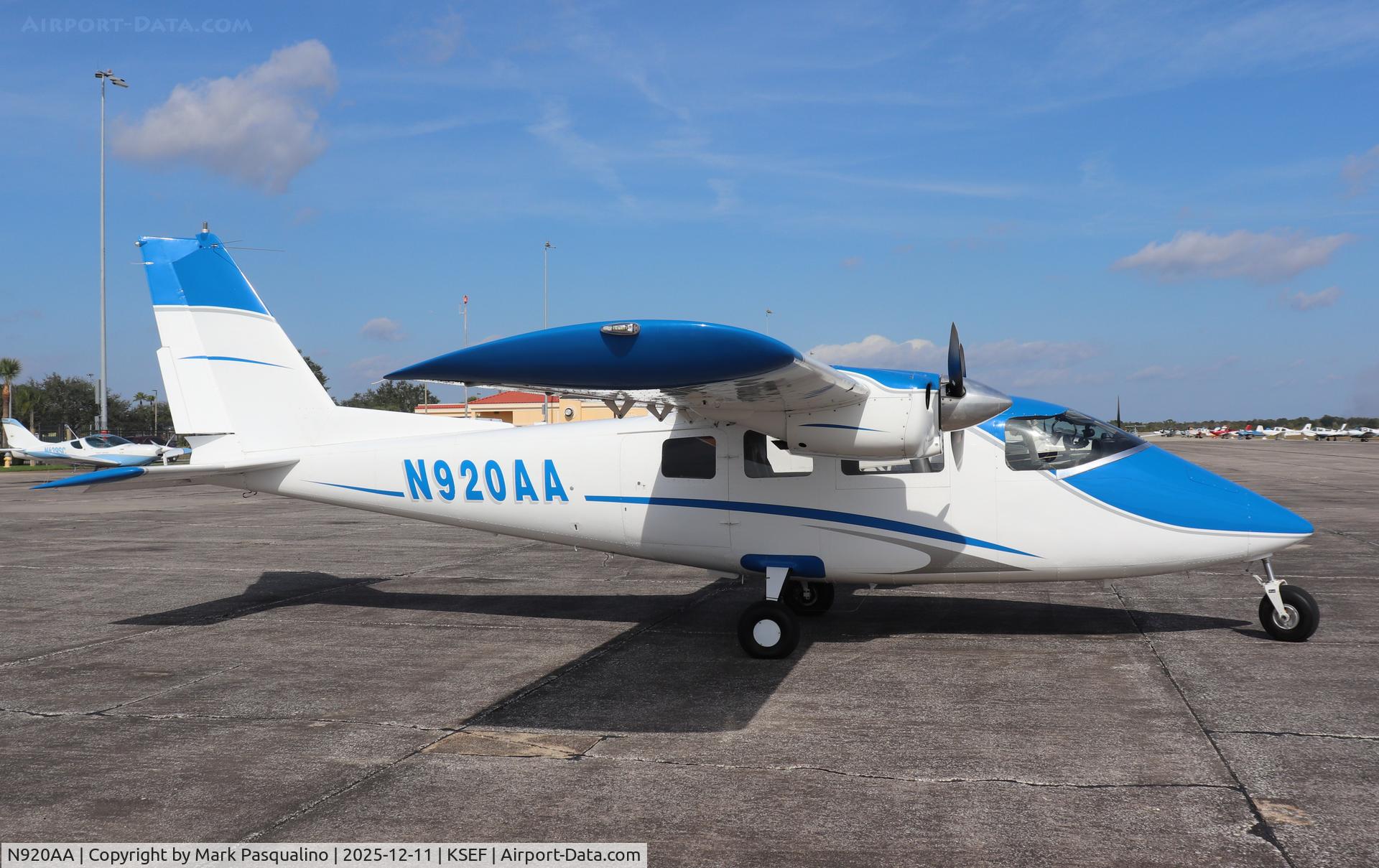 N920AA, 1978 Partenavia P-68B C/N 198, Partenavia P-68B