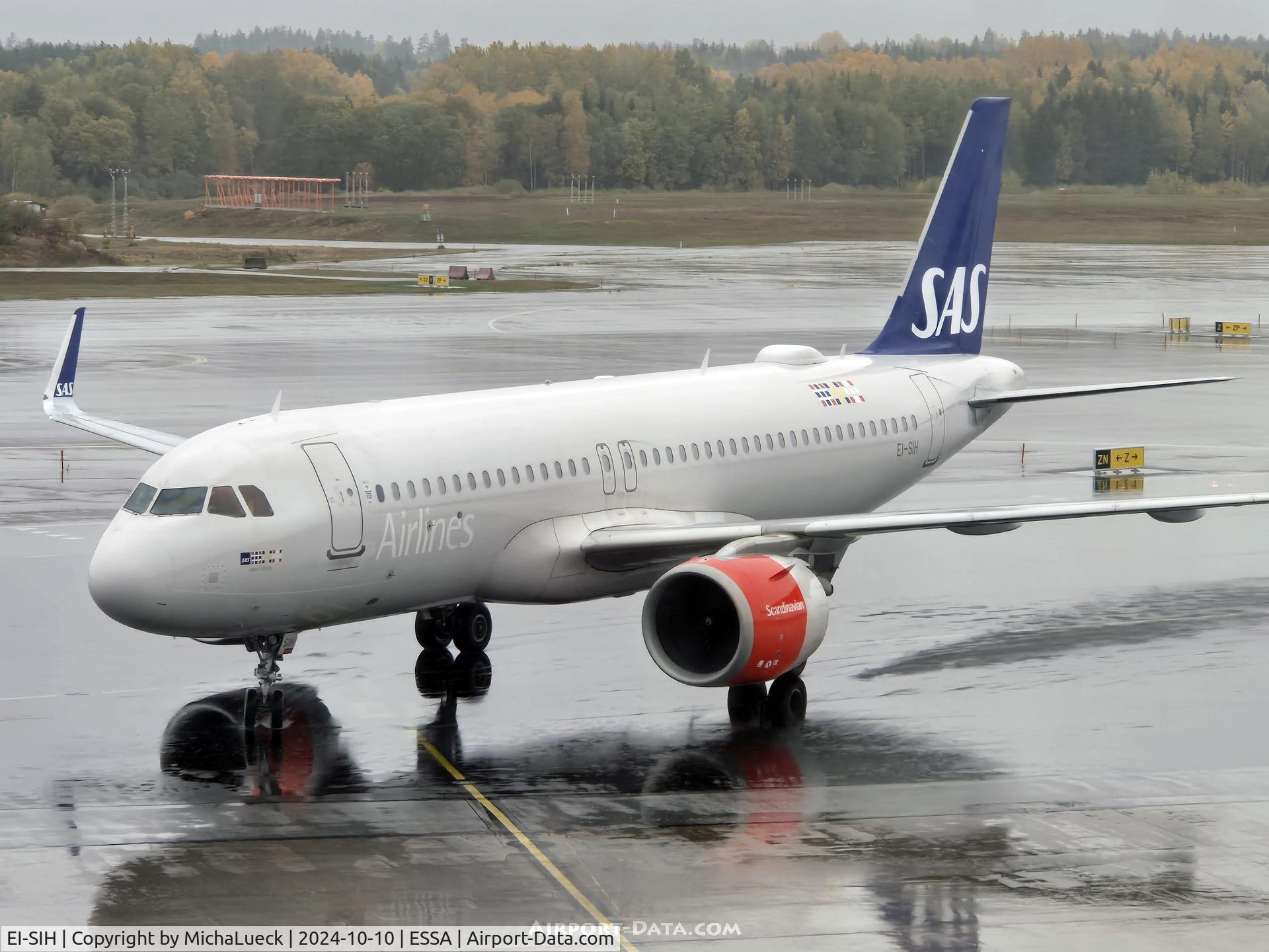 EI-SIH, 2018 Airbus A320-251N C/N 8551, At Arlanda