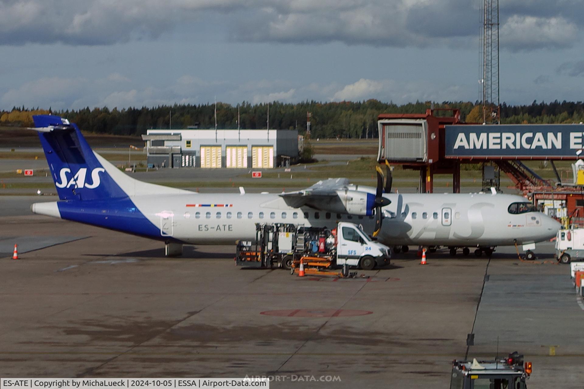 ES-ATE, 2013 ATR 72-600 (72-212A) C/N 1120, At Arlanda