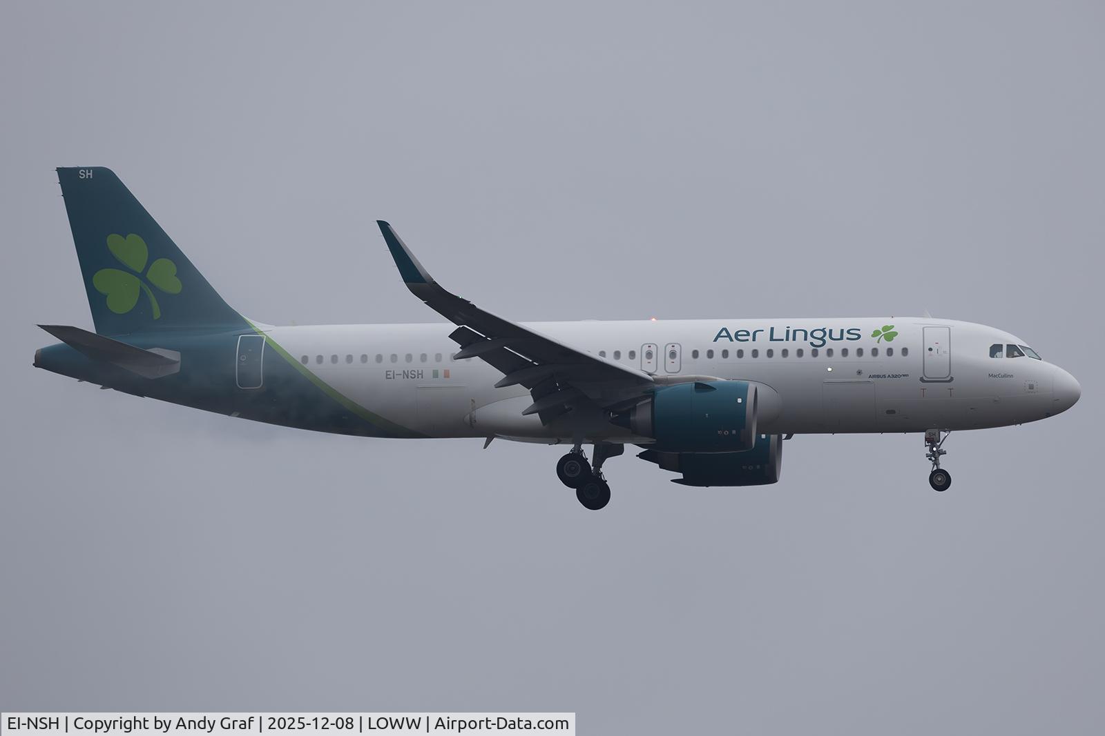EI-NSH, 2025 Airbus A320neo C/N 12663, Aer Lingus A320N