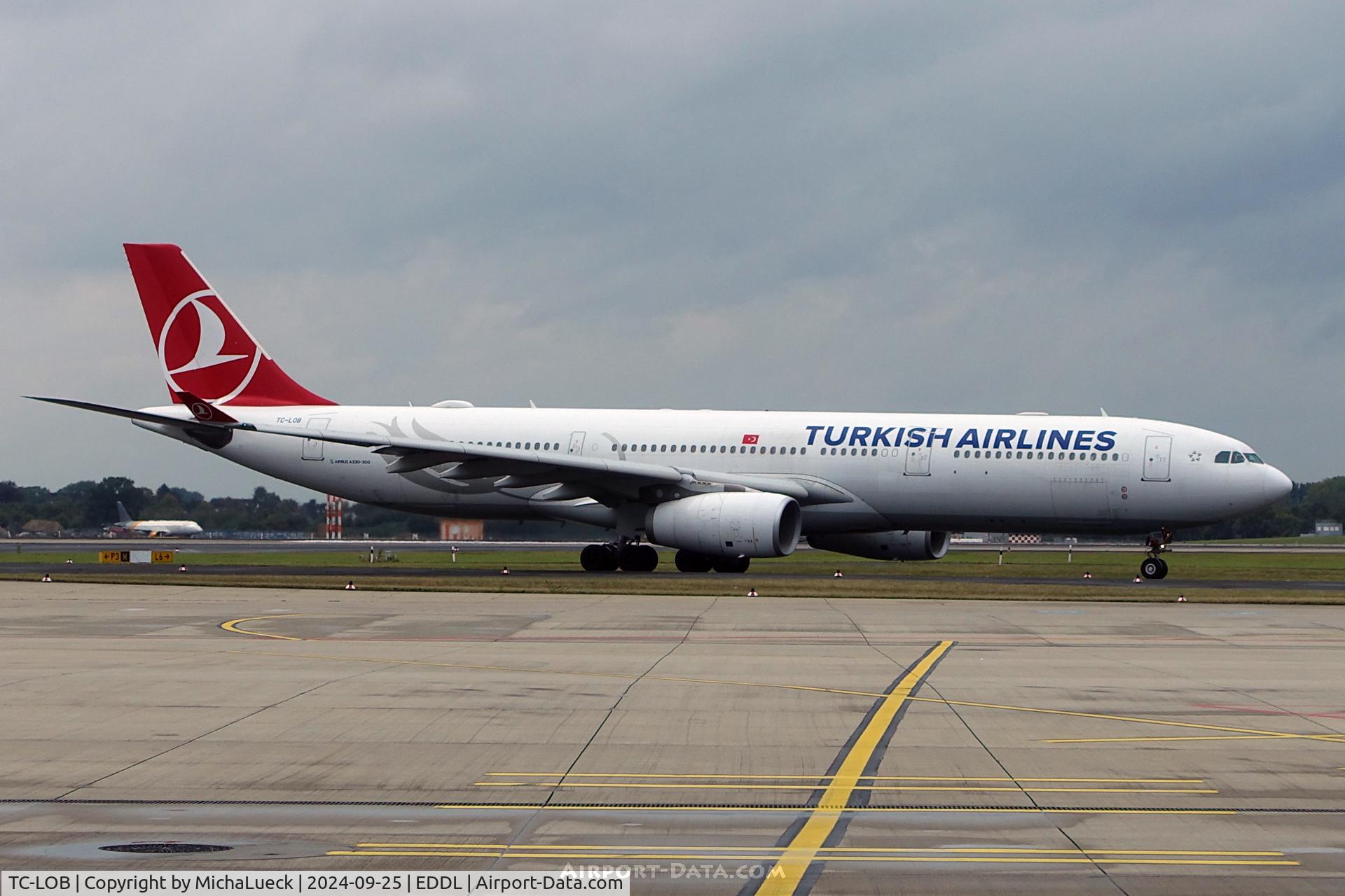 TC-LOB, 2013 Airbus A330-343 C/N 1491, At Düsseldorf