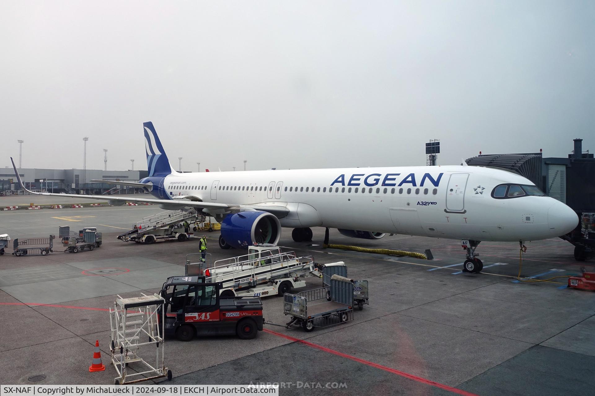 SX-NAF, 2022 Airbus A321-271NX C/N 10920, At Kastrup
