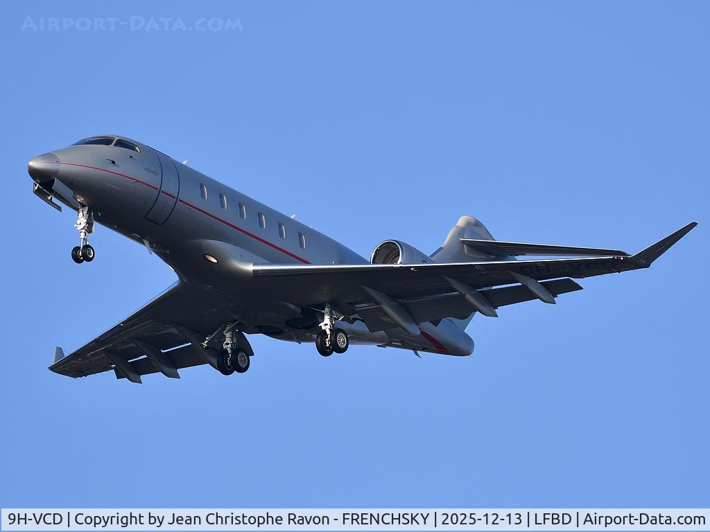9H-VCD, 2015 Bombardier Challenger 350 (BD-100-1A10) C/N 20538, Northolt (NHT)	Bordeaux (BOD)	VJT467