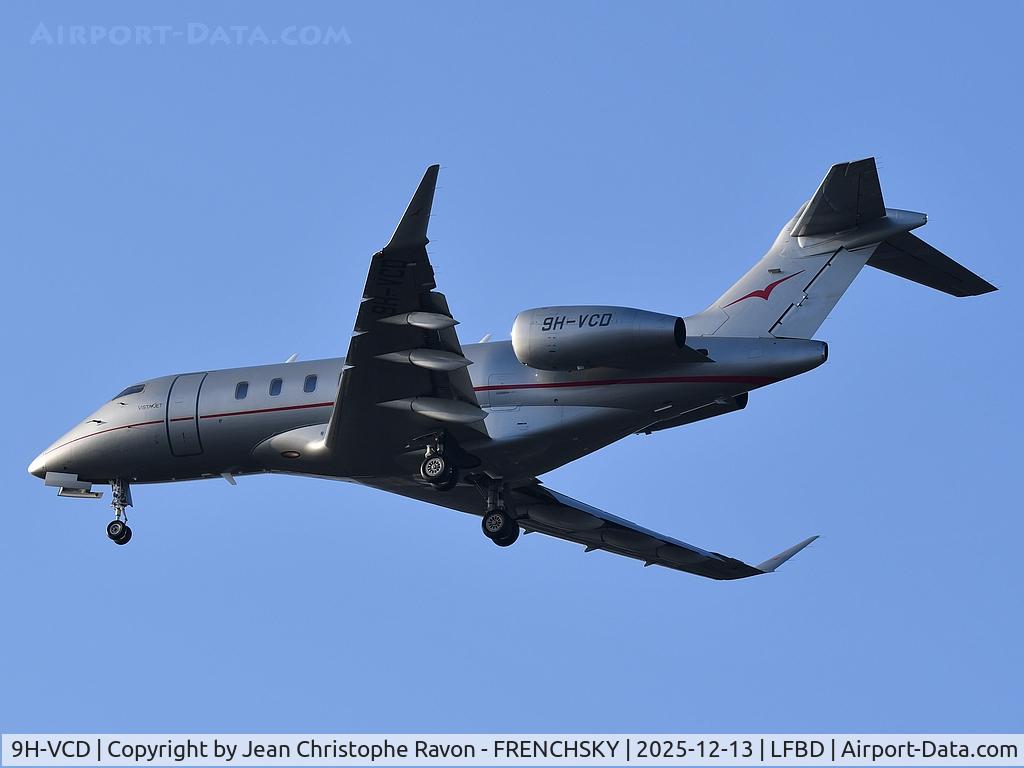 9H-VCD, 2015 Bombardier Challenger 350 (BD-100-1A10) C/N 20538, Northolt (NHT)	Bordeaux (BOD)	VJT467