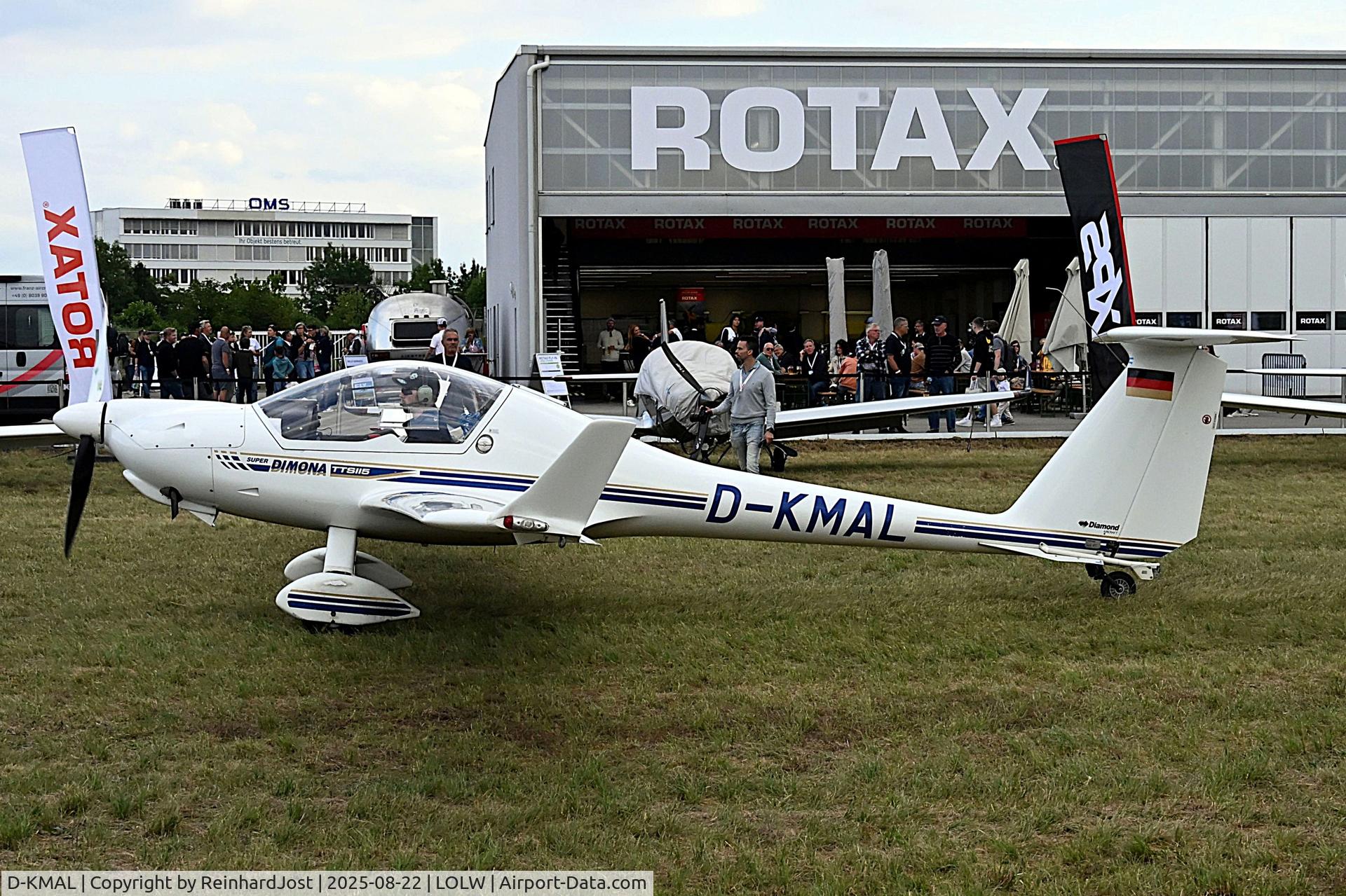 D-KMAL, Diamond HK-36TTS Super Dimona Super Dimona C/N 36-584, Super Dimona arriving at the Rotax Days at Wels, Austria