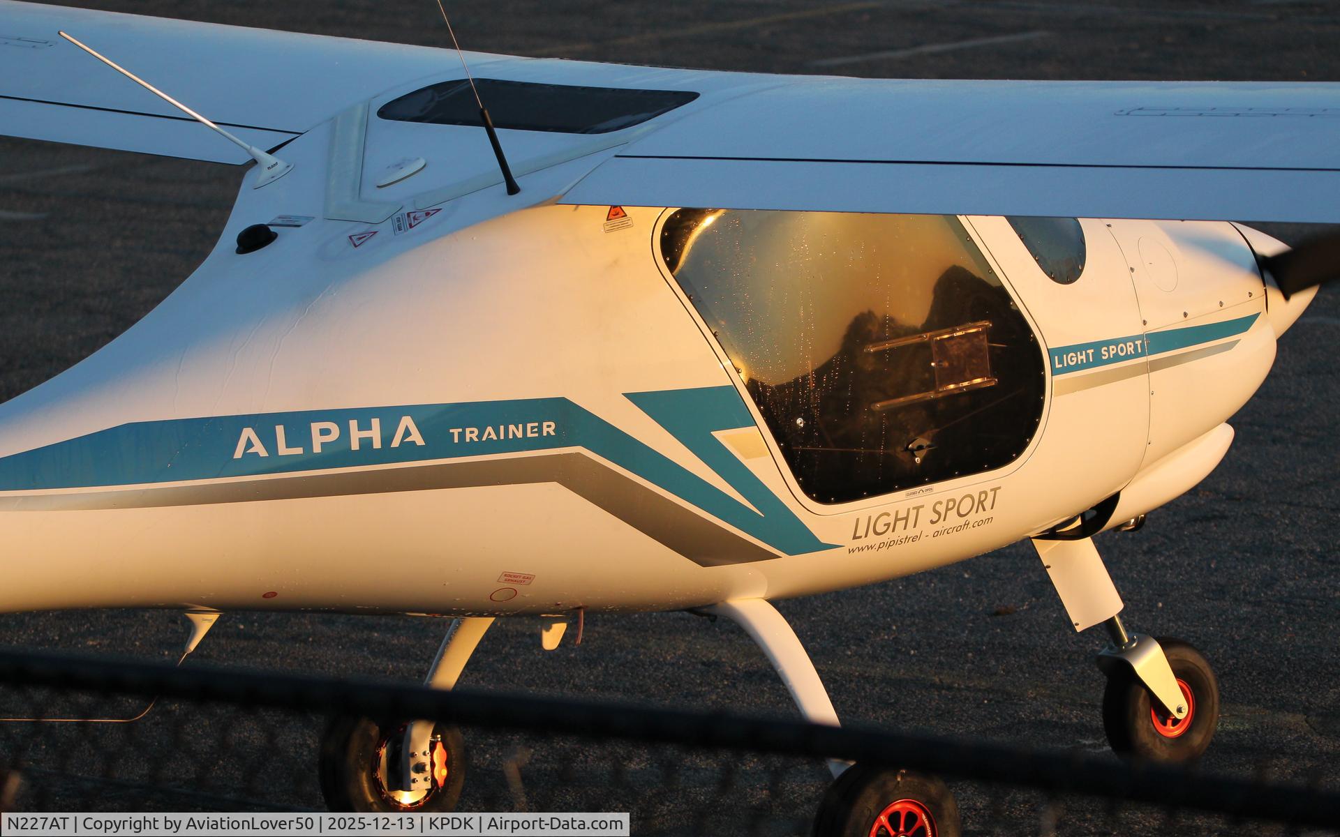 N227AT, 2023 Pipistrel Alpha Trainer C/N 1227 AT 912 LSA, Alpha Trainer, w/ me at the controls on my solo cross-country. Photo courtesy of my mom