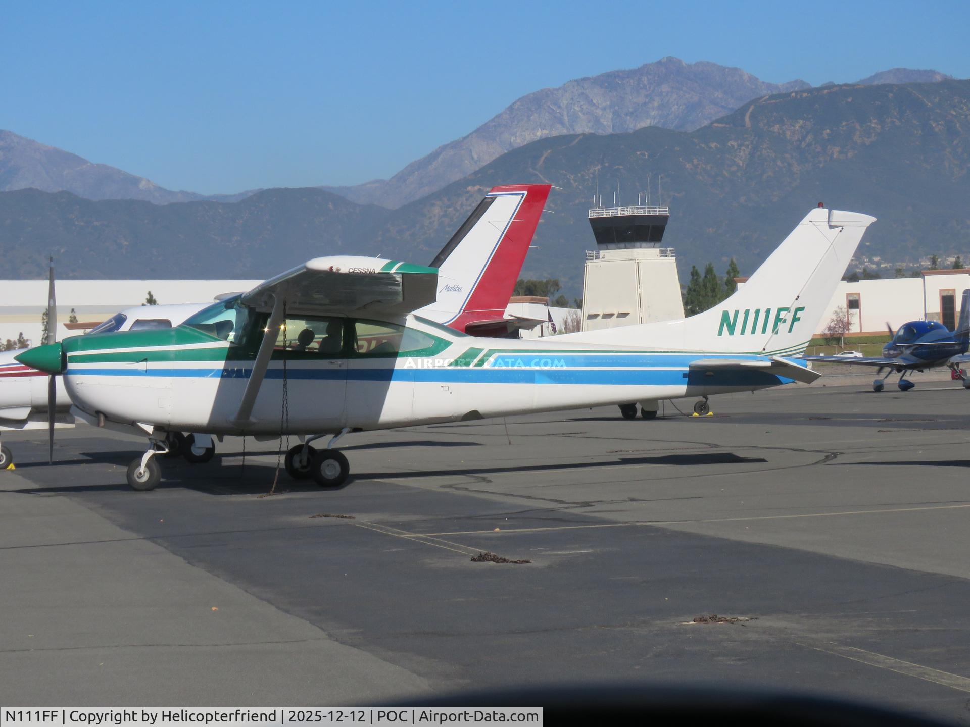 N111FF, 1978 Cessna TR182 Turbo Skylane RG C/N R18200807, Parked in transit parking