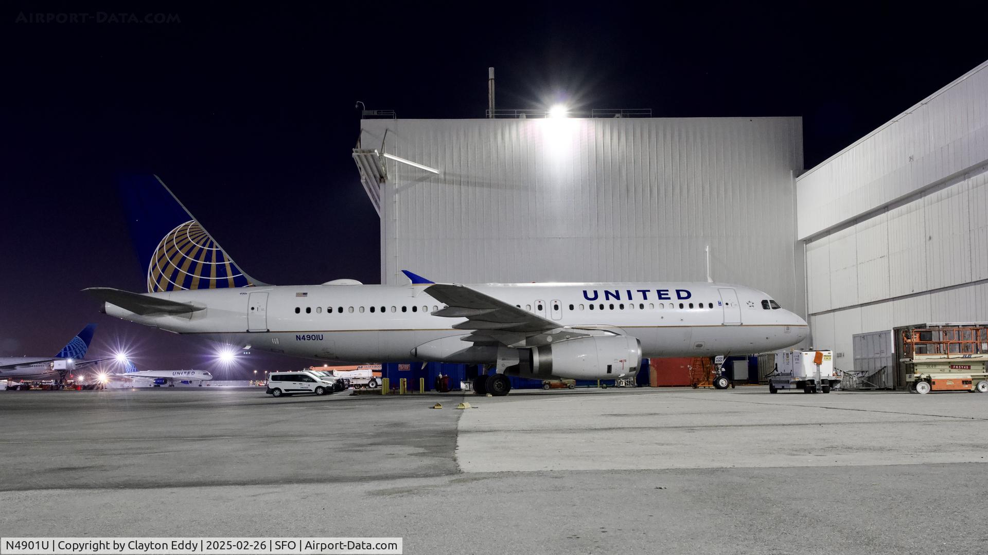 N4901U, 2006 Airbus A320-232 C/N 2680, SFO 2025