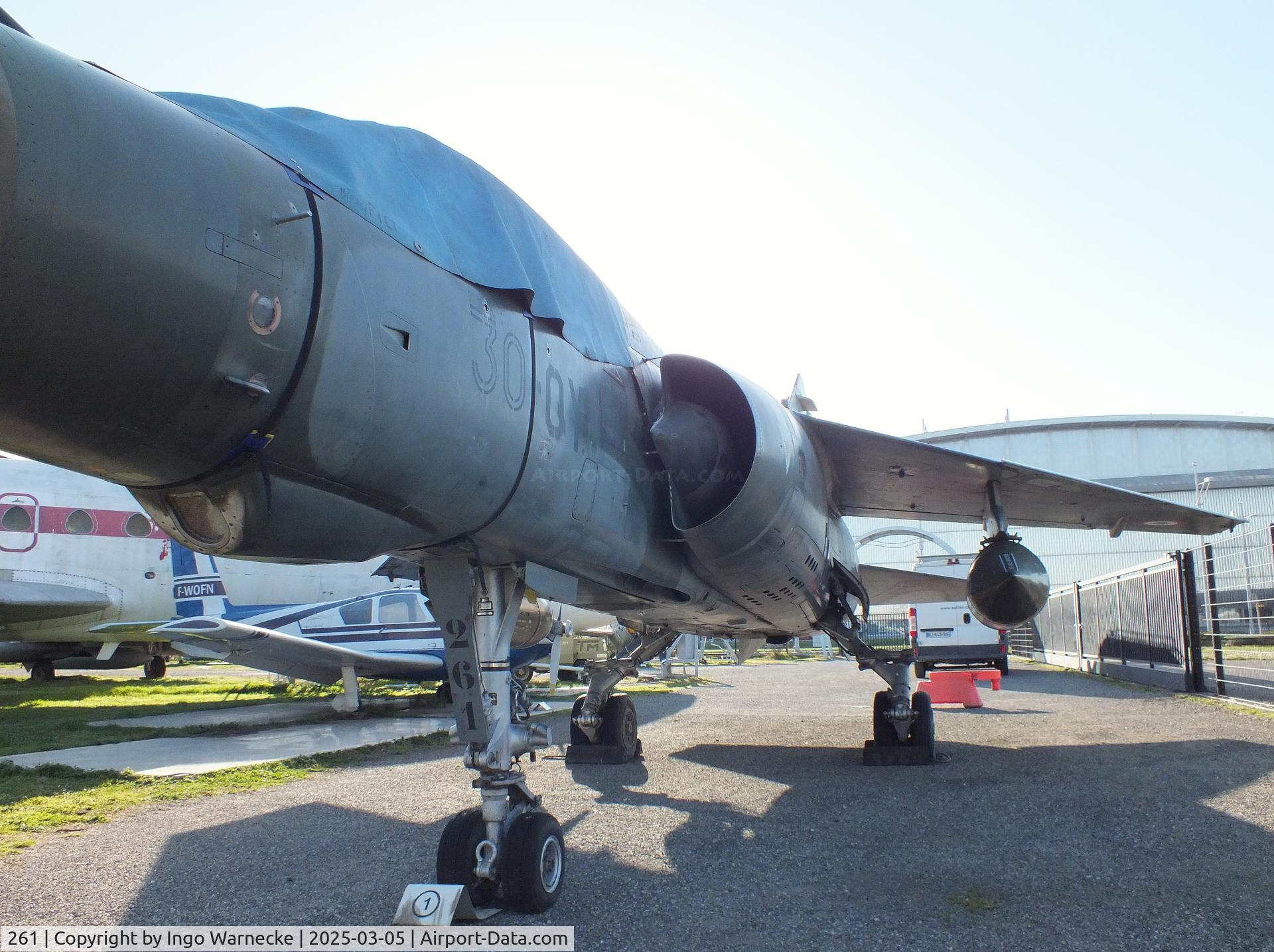 261, Dassault Mirage F.1CT C/N 261, Dassault Mirage F.1CT at the Ailes Anciennes Toulouse Museum, Blagnac