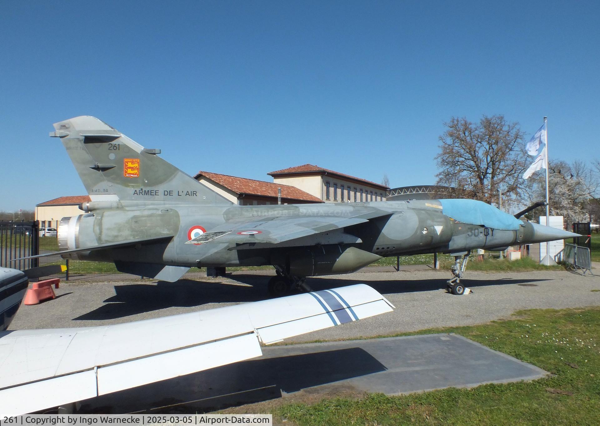 261, Dassault Mirage F.1CT C/N 261, Dassault Mirage F.1CT at the Ailes Anciennes Toulouse Museum, Blagnac