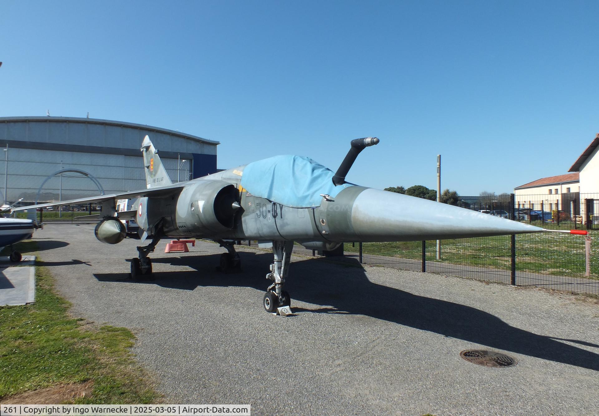 261, Dassault Mirage F.1CT C/N 261, Dassault Mirage F.1CT at the Ailes Anciennes Toulouse Museum, Blagnac