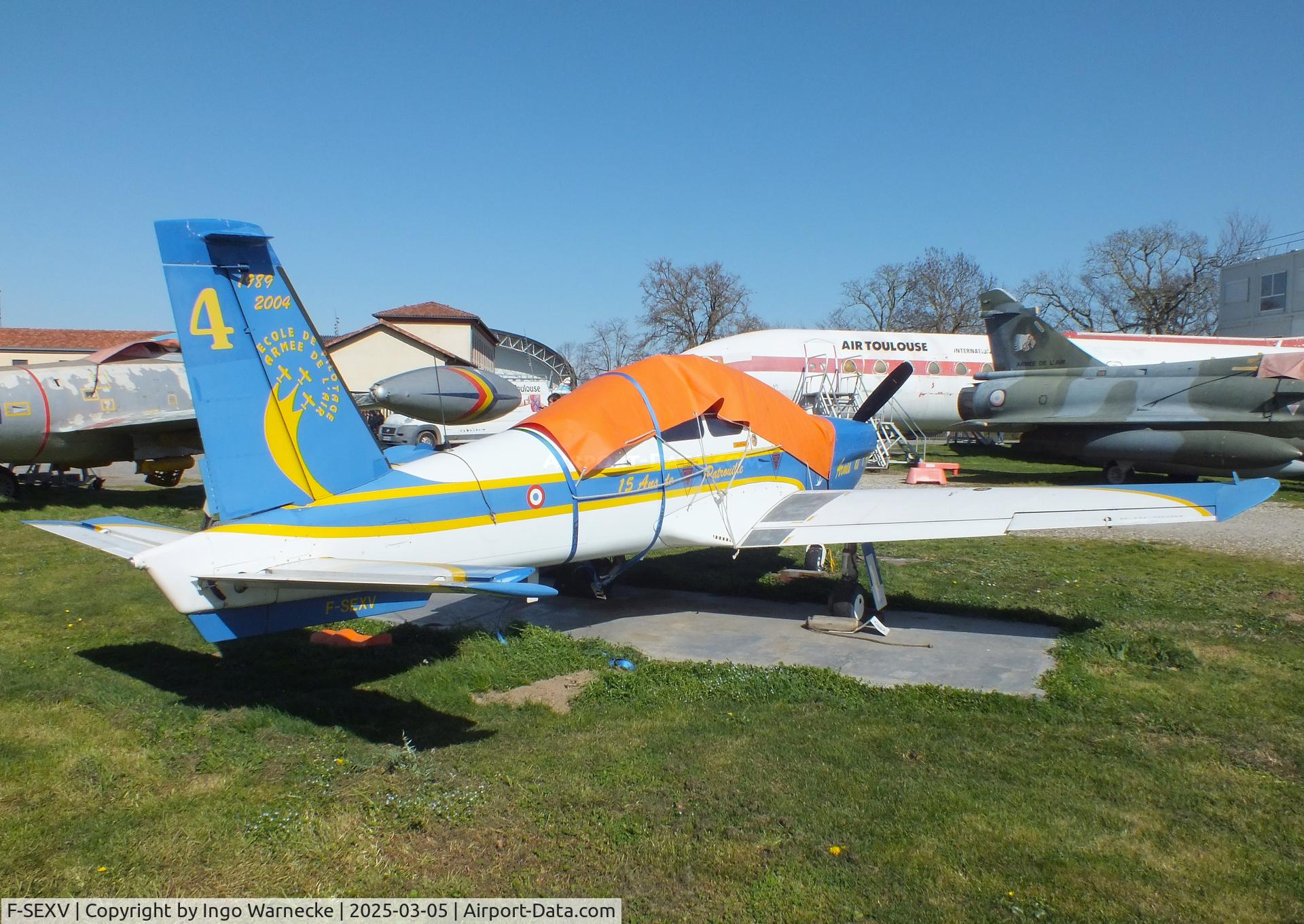 F-SEXV, Socata TB-30 Epsilon C/N 105, SOCATA TB-30 Epsilon at the Ailes Anciennes Toulouse Museum, Blagnac