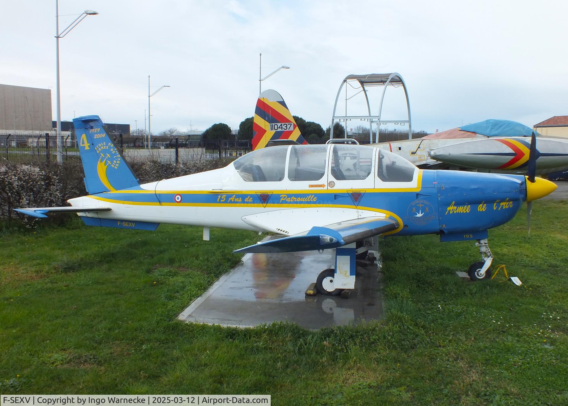 F-SEXV, Socata TB-30 Epsilon C/N 105, SOCATA TB-30 Epsilon at the Ailes Anciennes Toulouse Museum, Blagnac