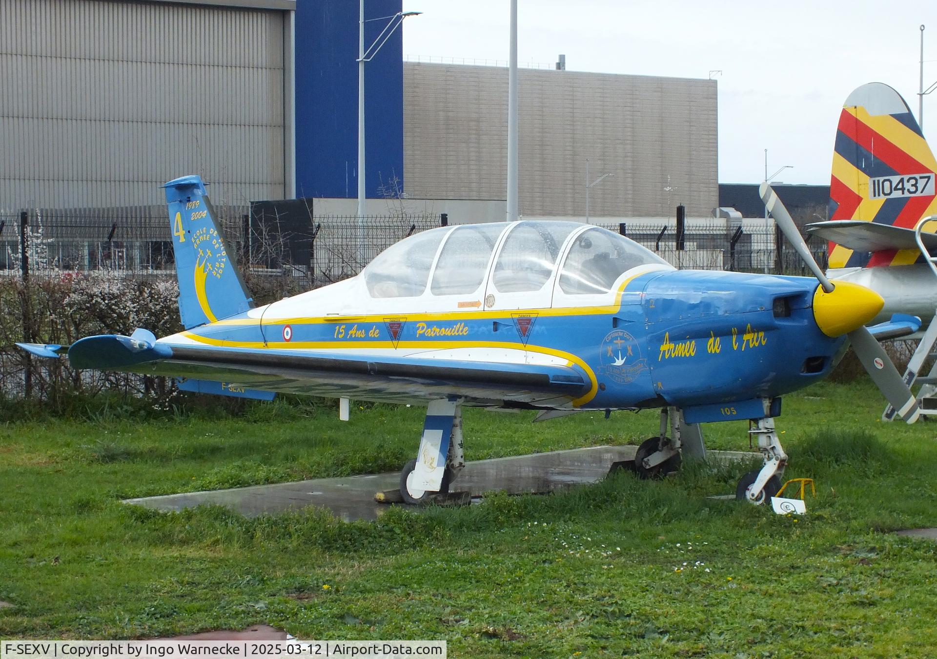 F-SEXV, Socata TB-30 Epsilon C/N 105, SOCATA TB-30 Epsilon at the Ailes Anciennes Toulouse Museum, Blagnac